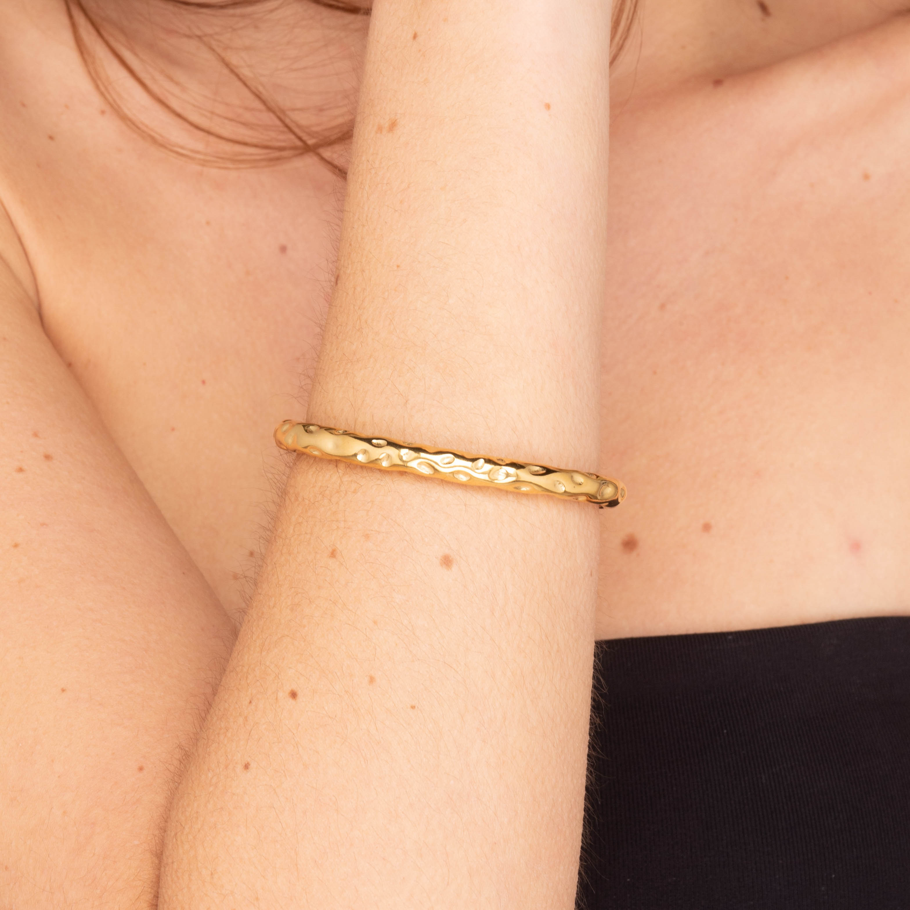 Statement Molten Cuff Bangle