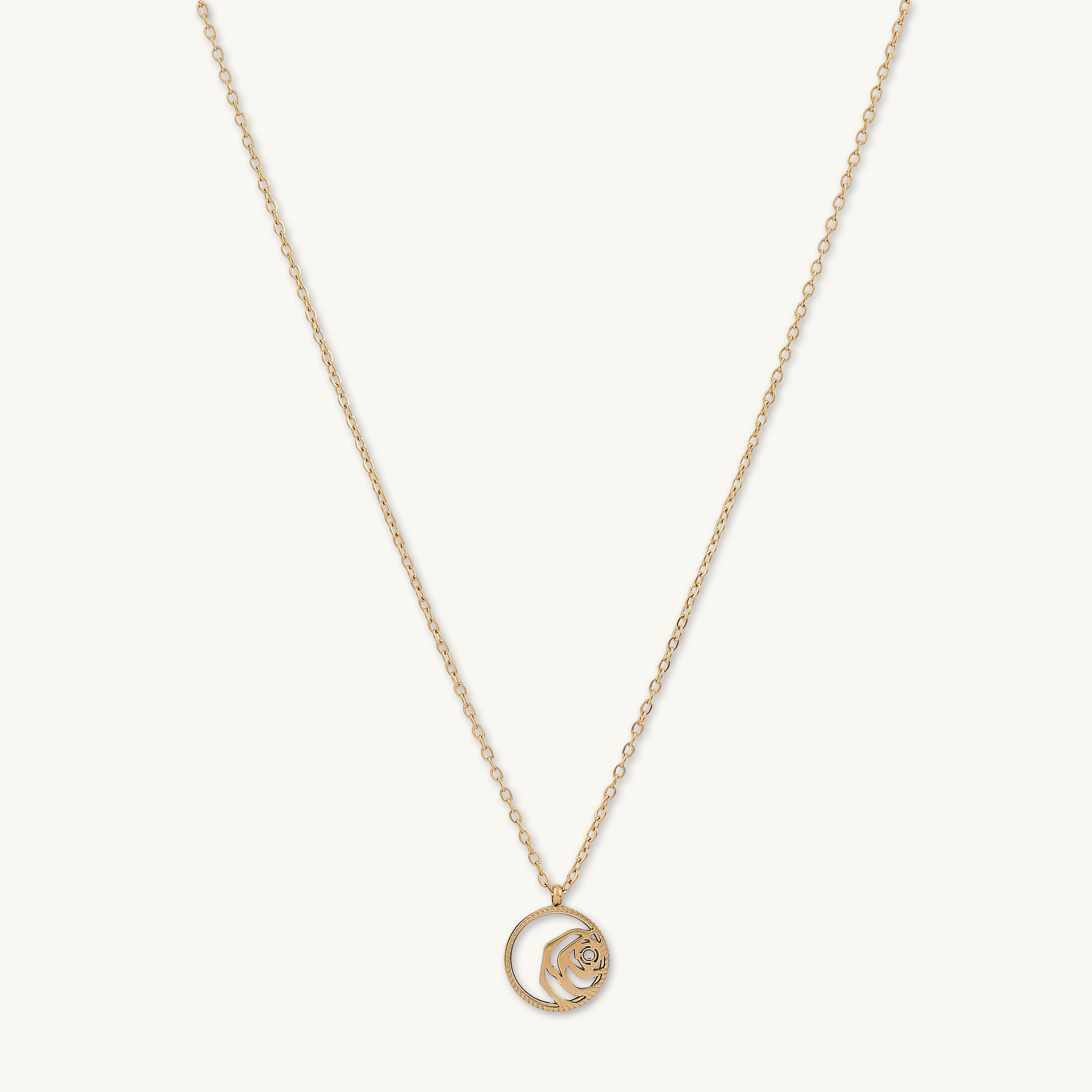 Rose Mother Of Pearl Necklace