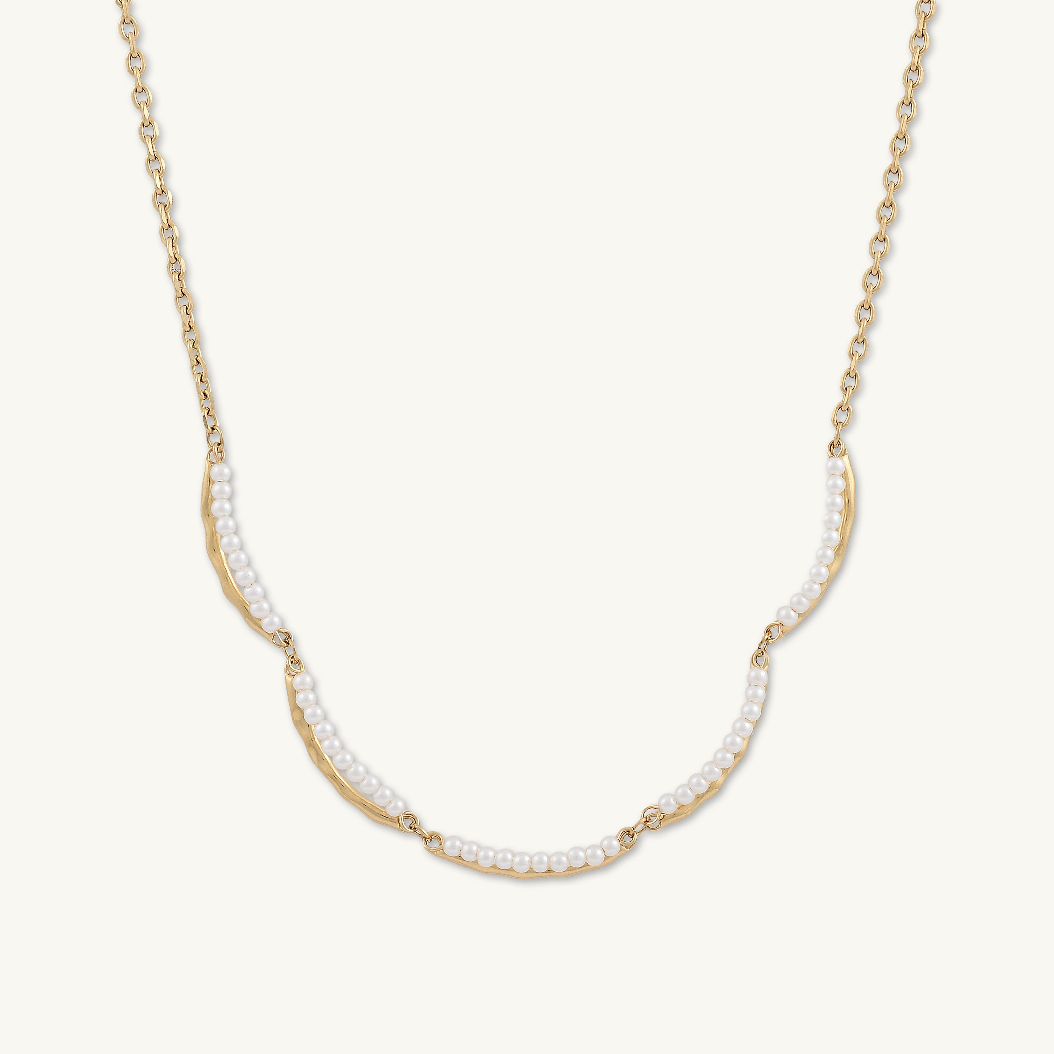 Tia Scallop Pearl Necklace