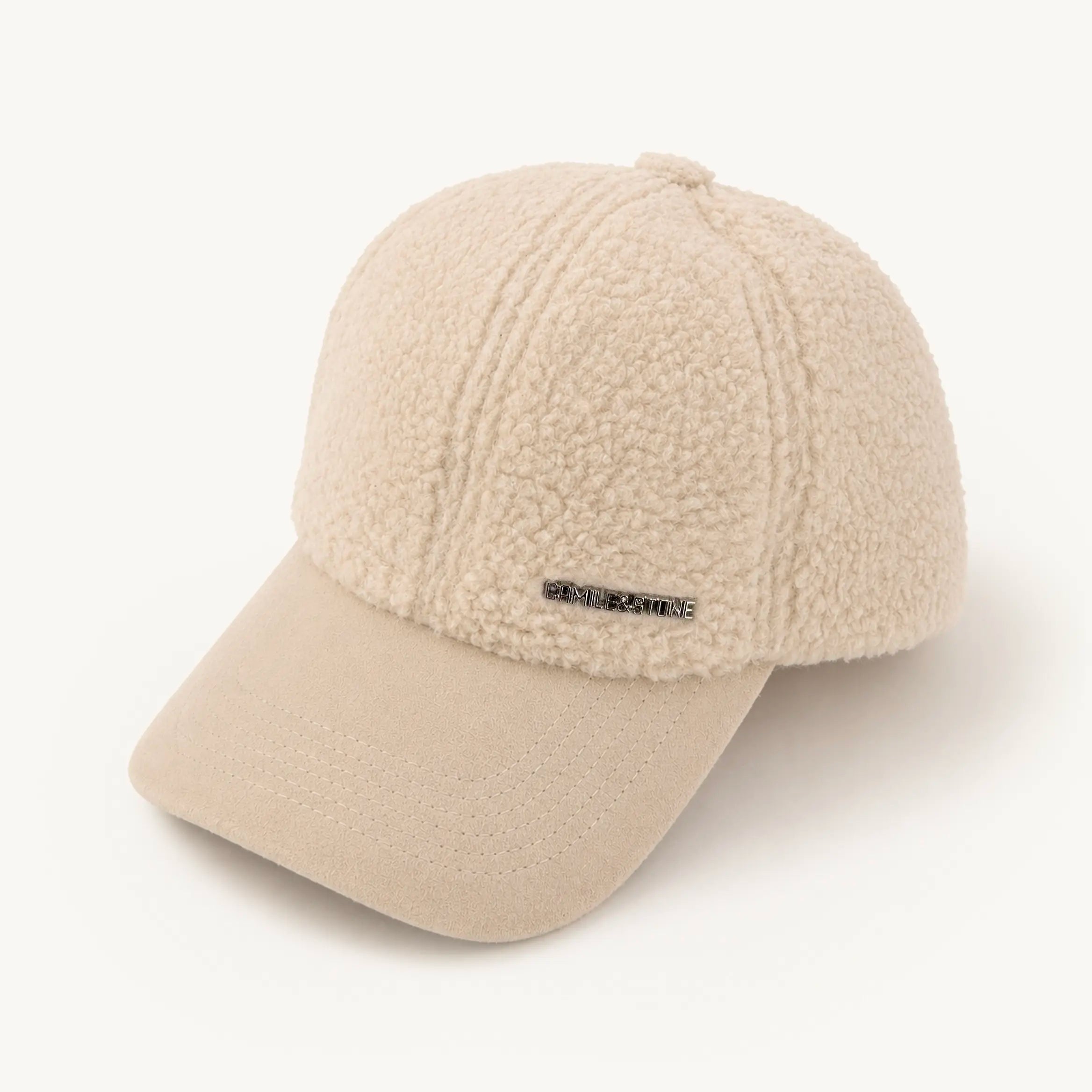 Beige Teddy Cap