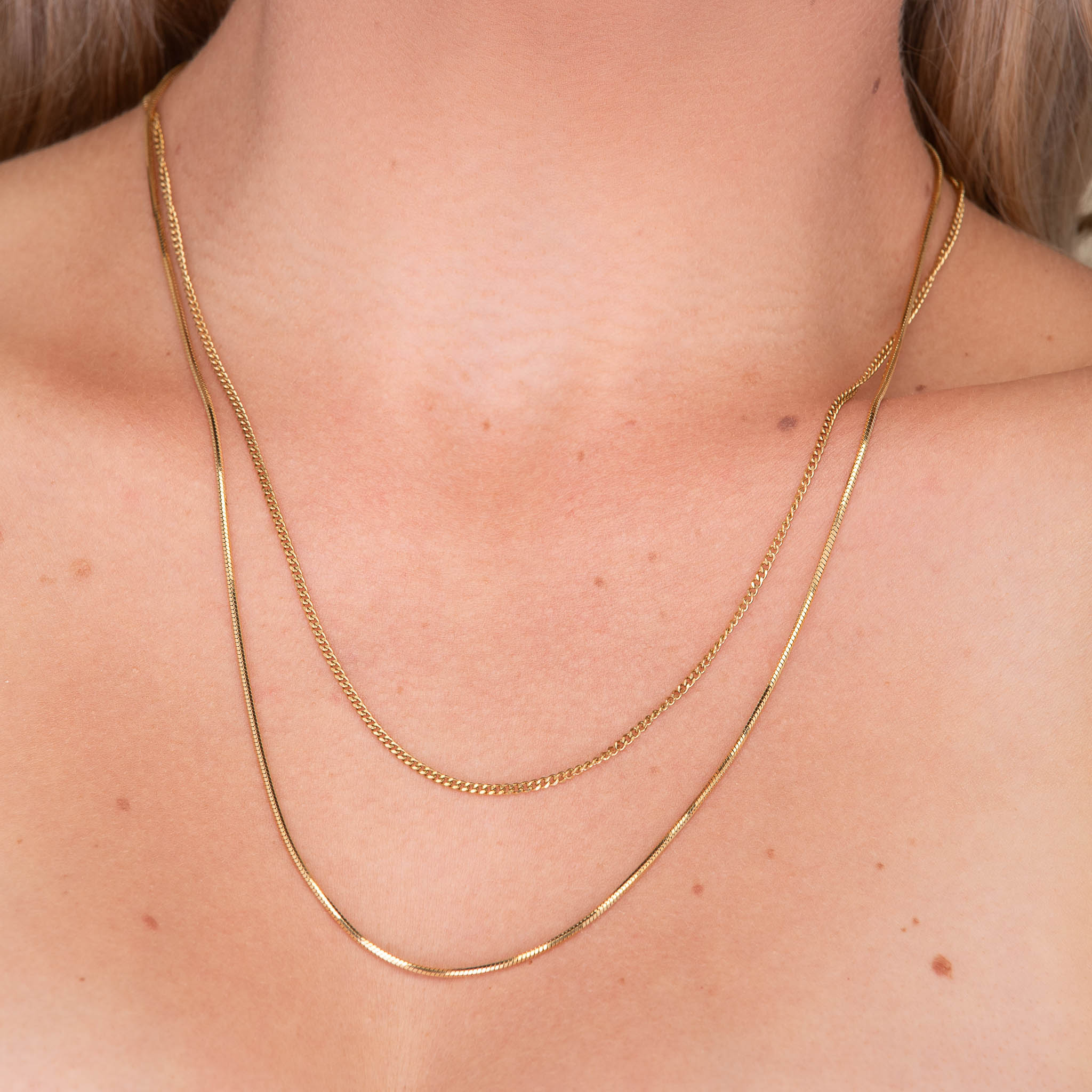 2mm Cuban Chain Necklace