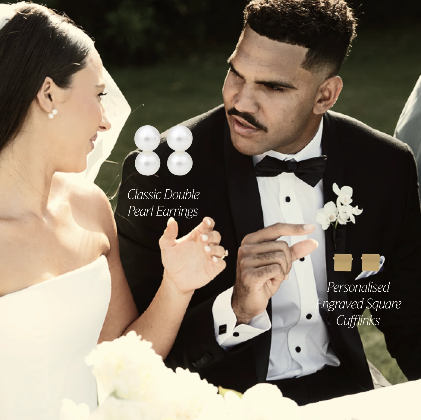 Classic Double Pearl Earrings