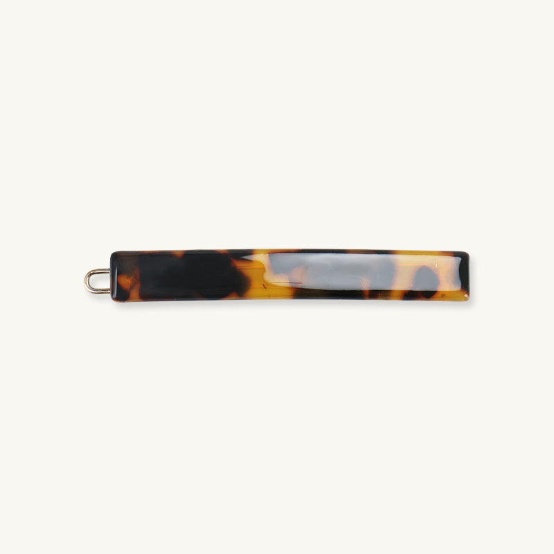 Classic Tortoiseshell Bar French Small Hair Clip