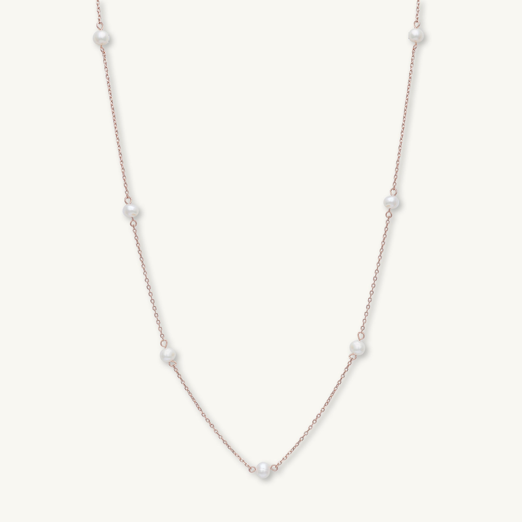 Freshwater Pearl Station Necklace