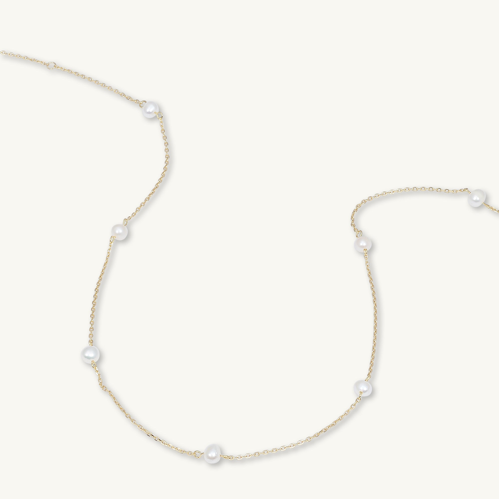 Freshwater Pearl Station Necklace