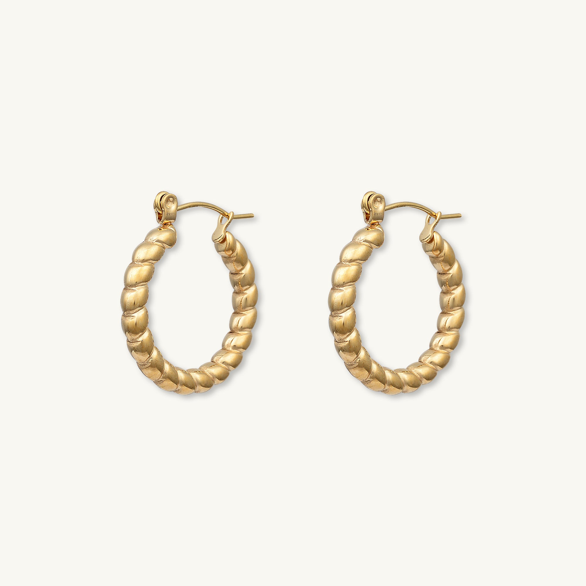 Nova Twist Hoop Earrings