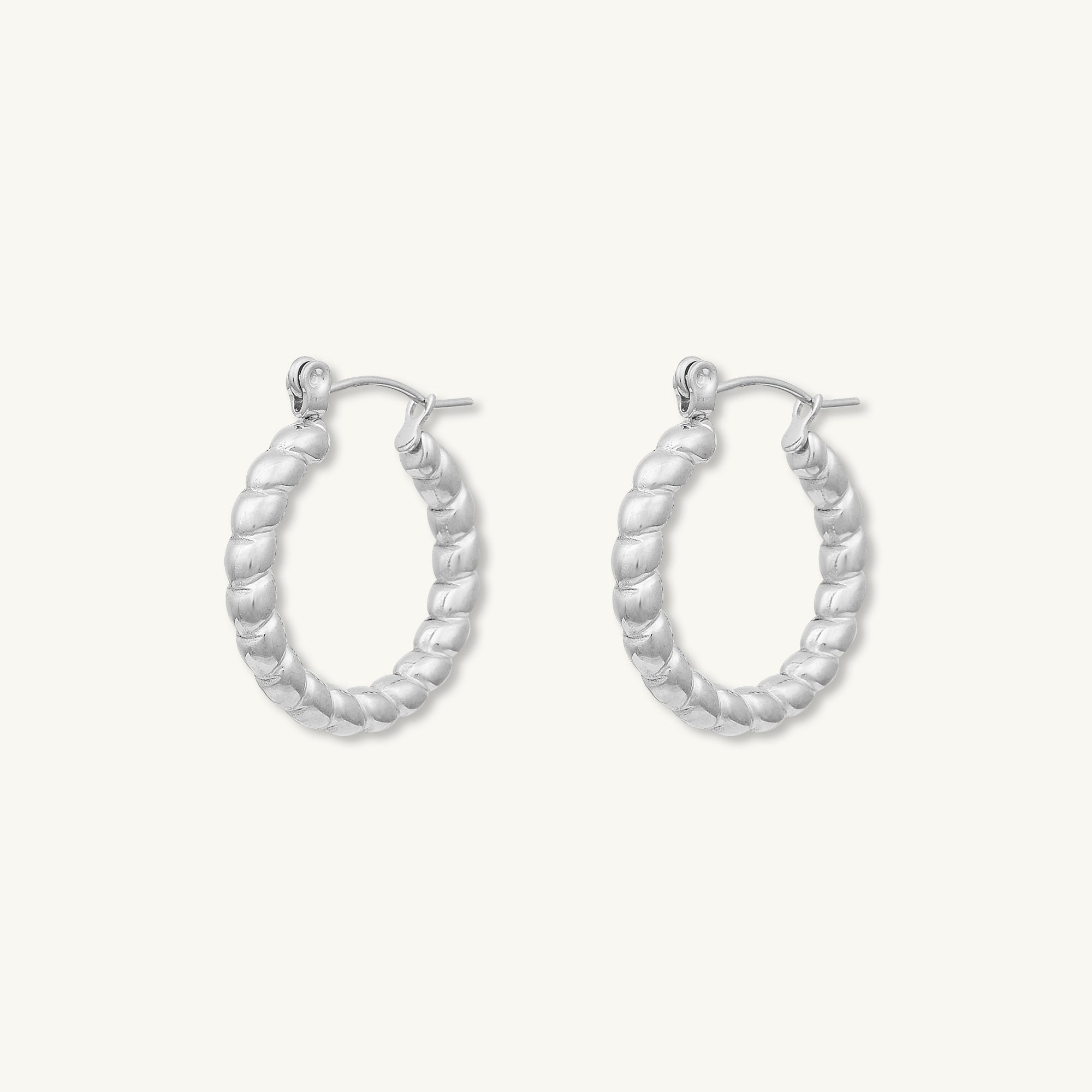 Nova Twist Hoop Earrings