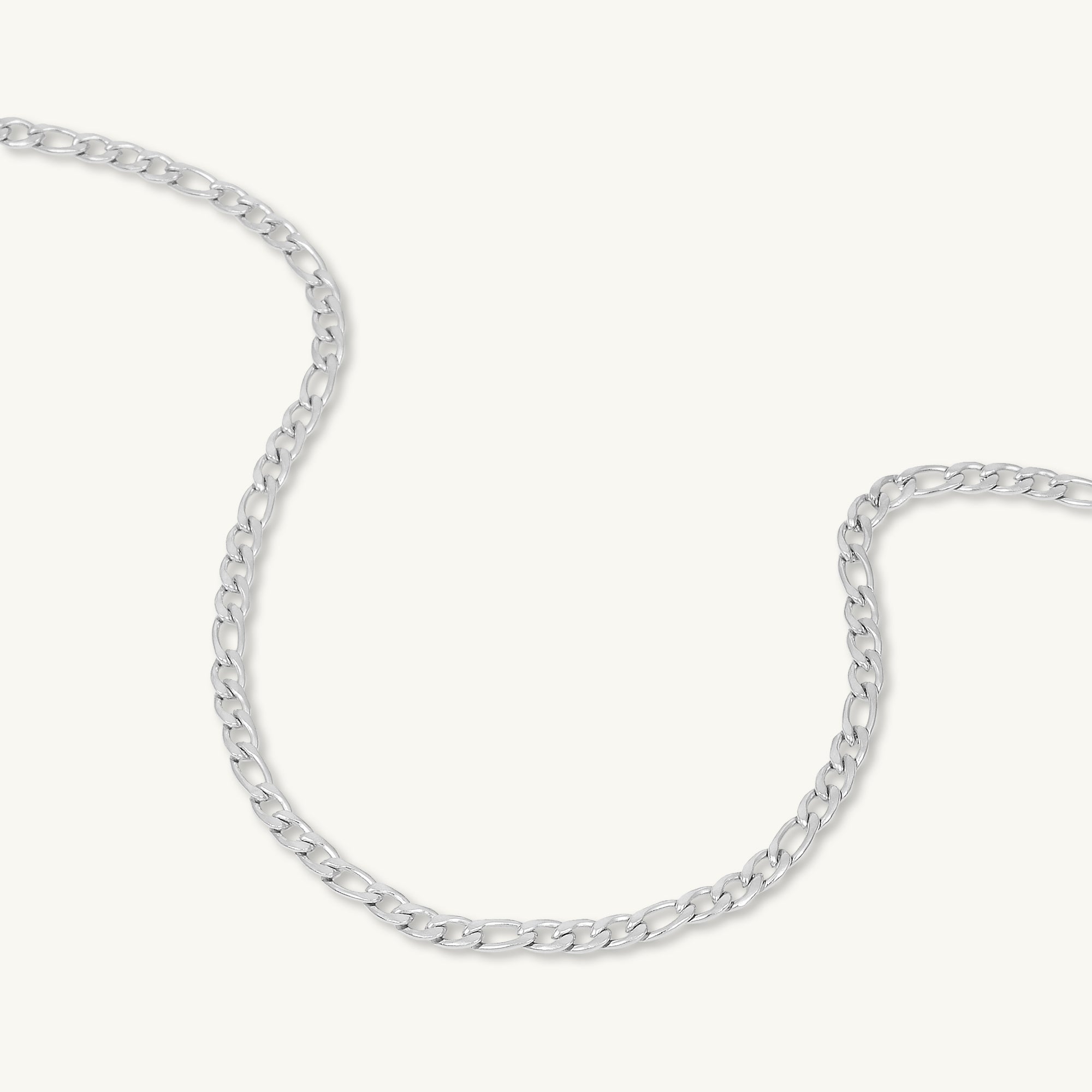 4mm Figaro Chain Necklace