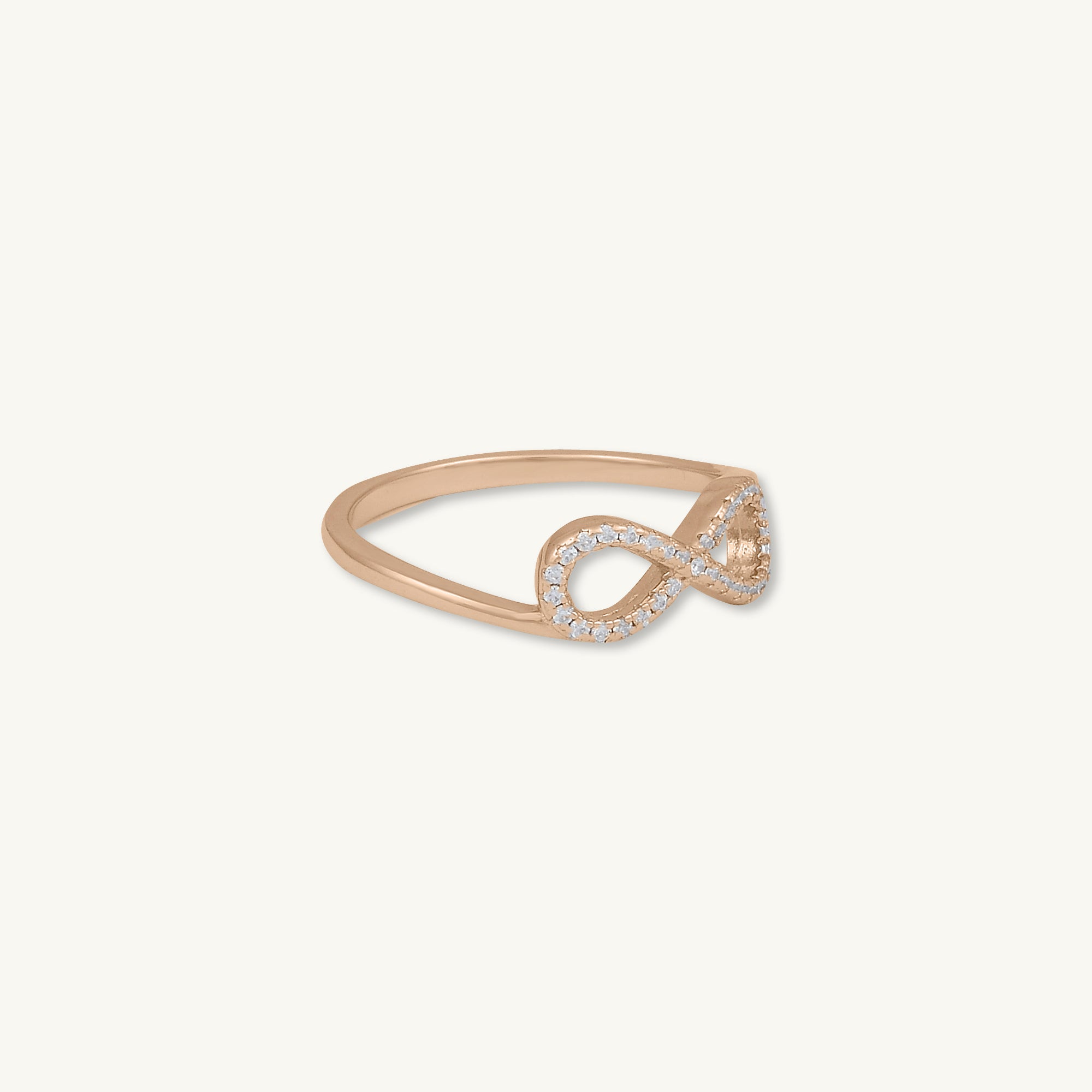 Infinity Sapphire Stacker Ring