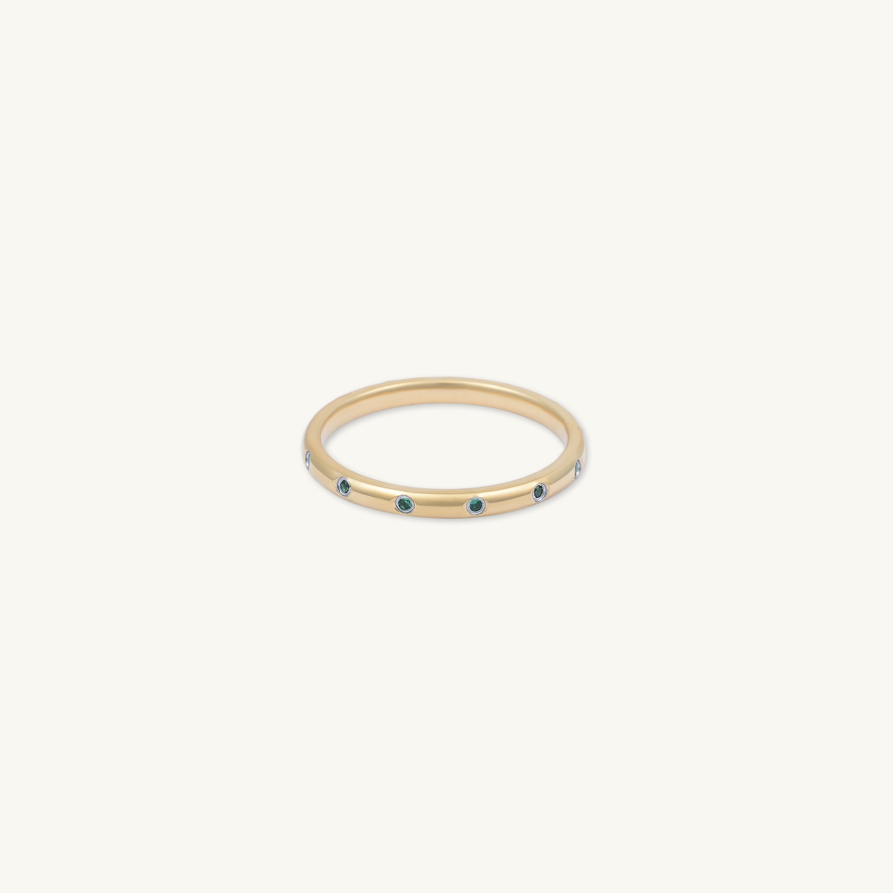 Emerald Station Stacking Band Ring