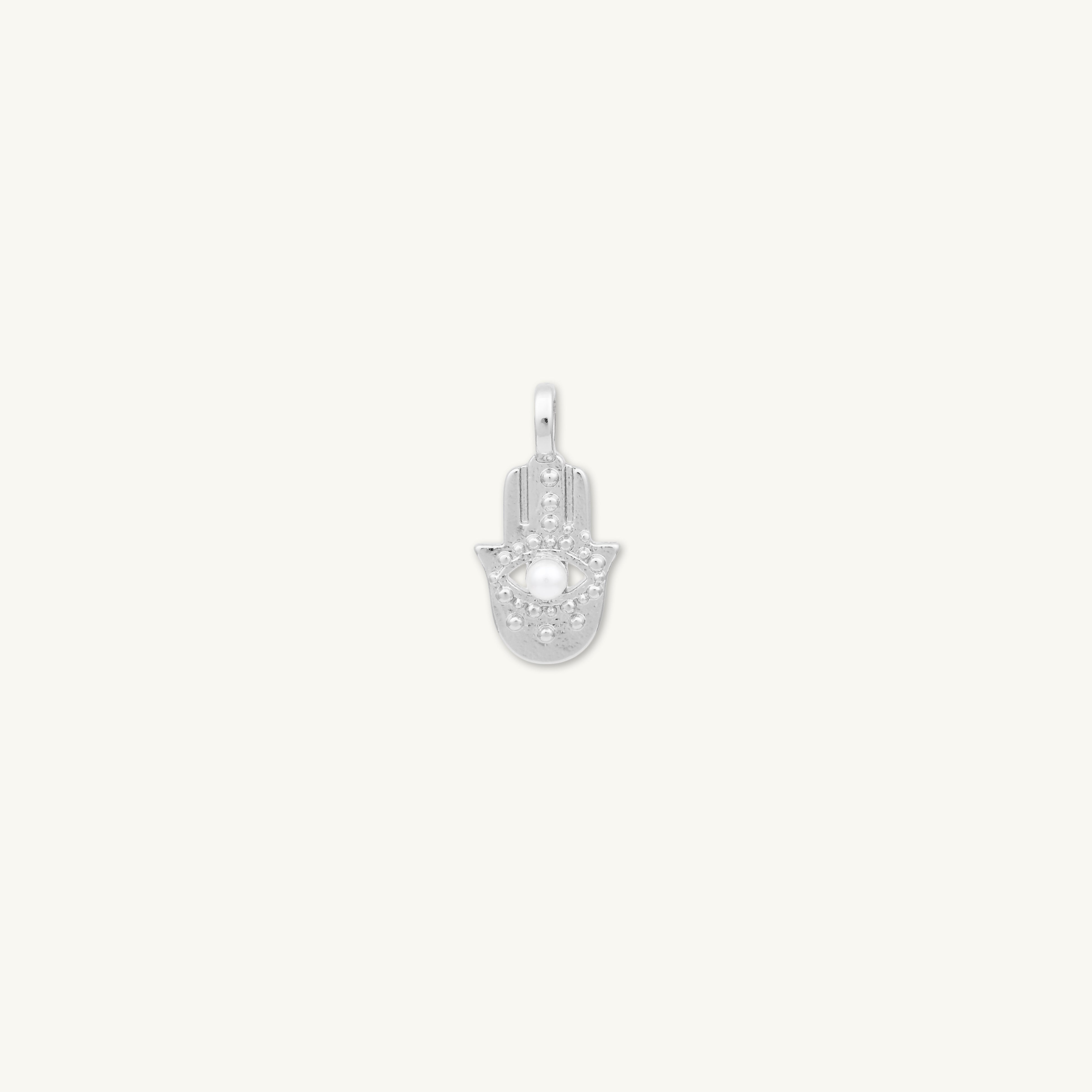 Hamsa Hand Evil Eye Pendant