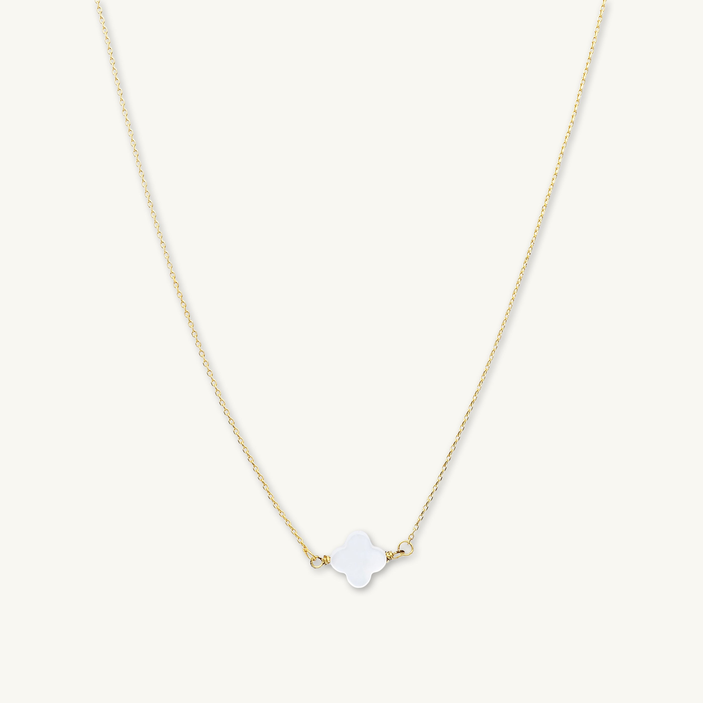 Clover MOP Pendant Necklace