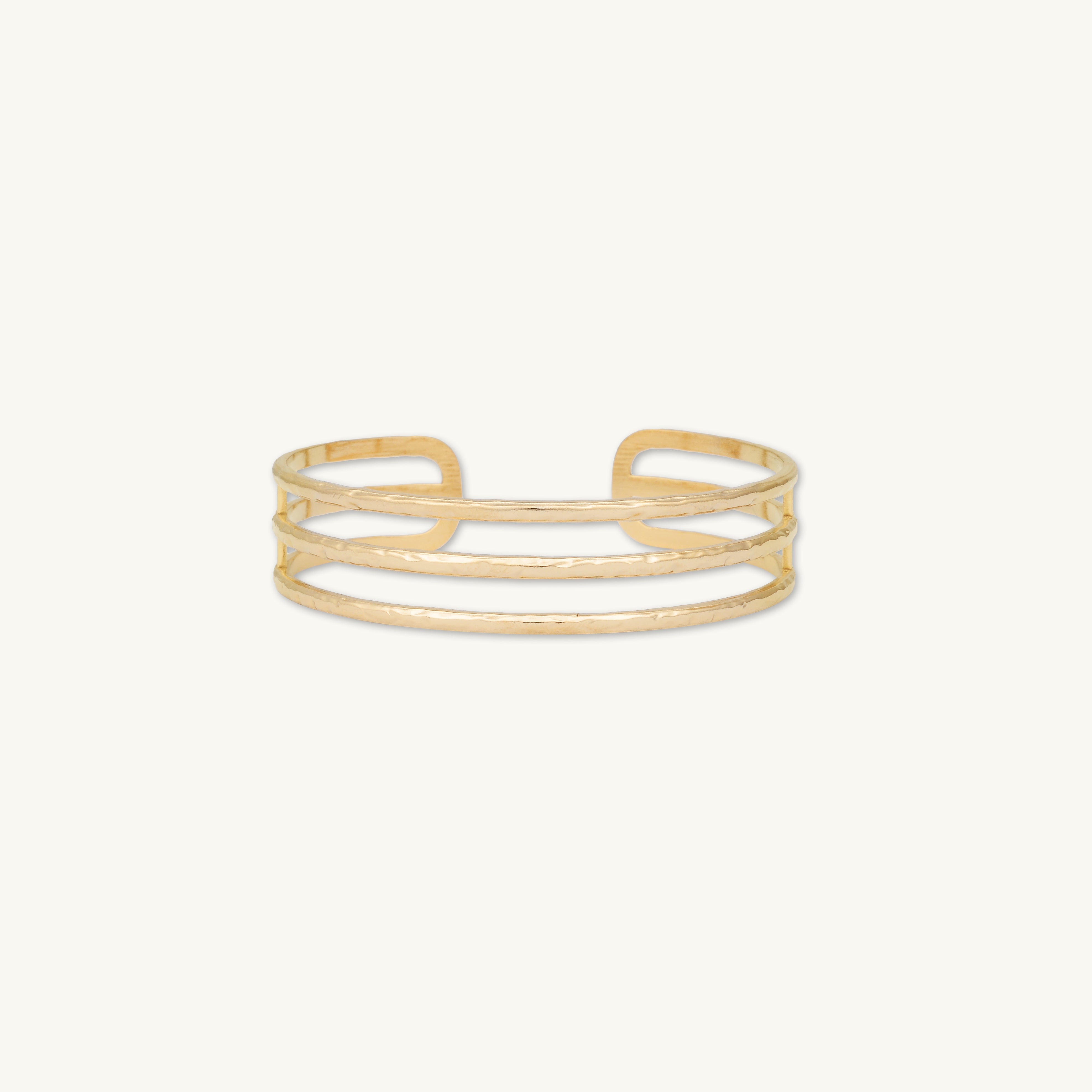 Triple Open Cuff Statement Bangle