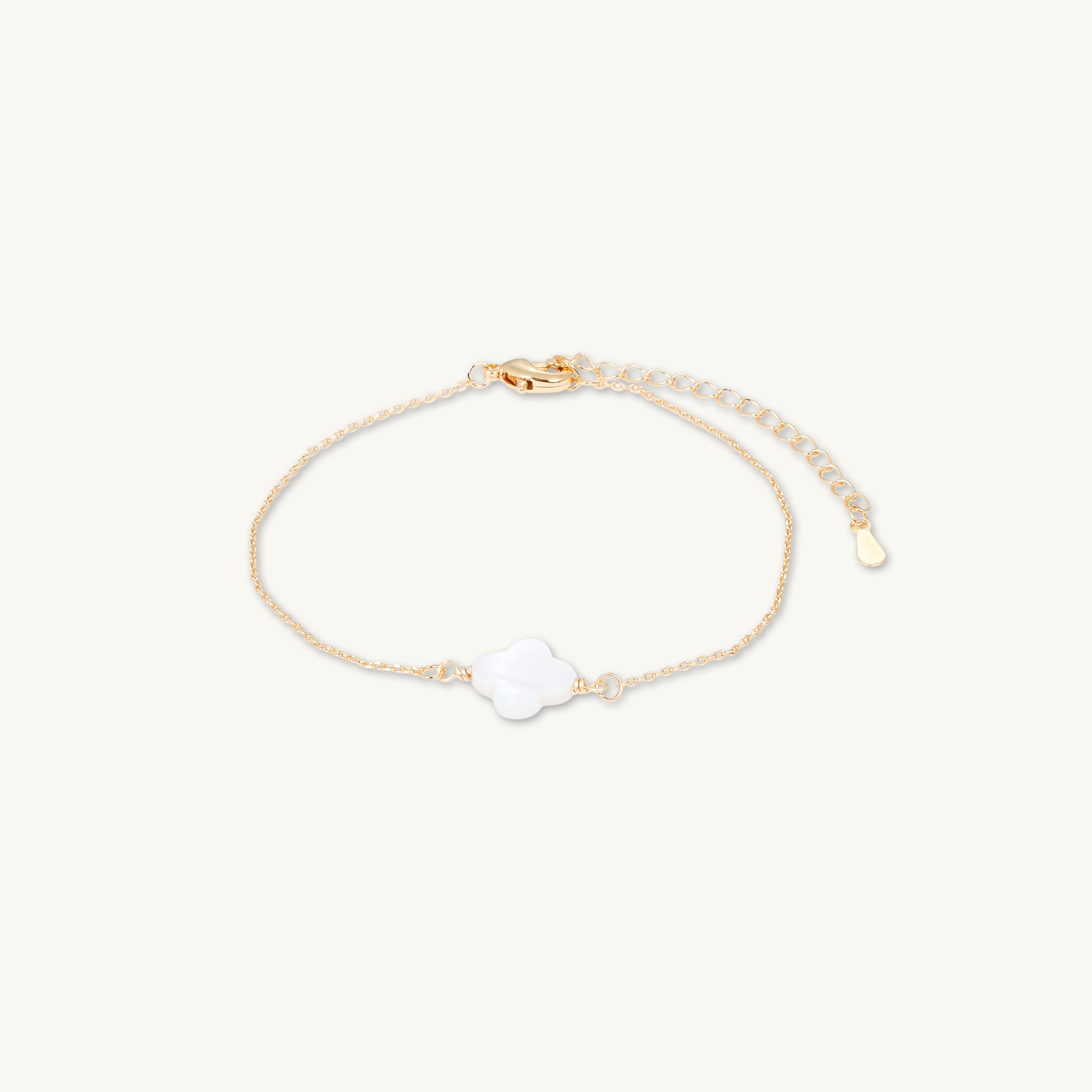 Clover MOP Chain Bracelet