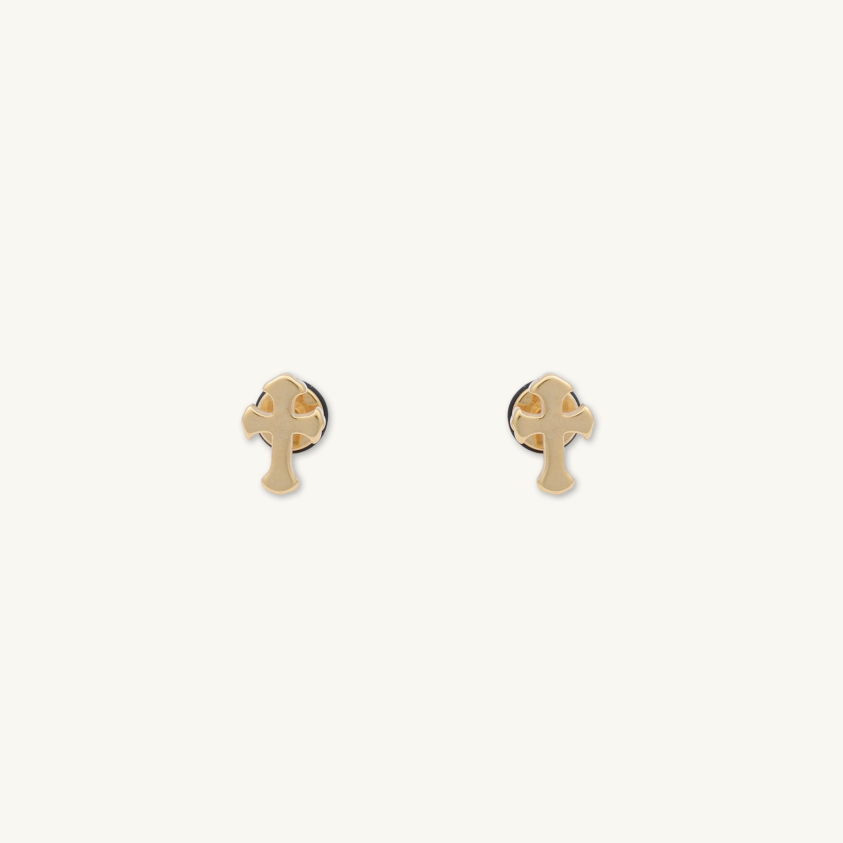 Unisex Cross Stud Earrings