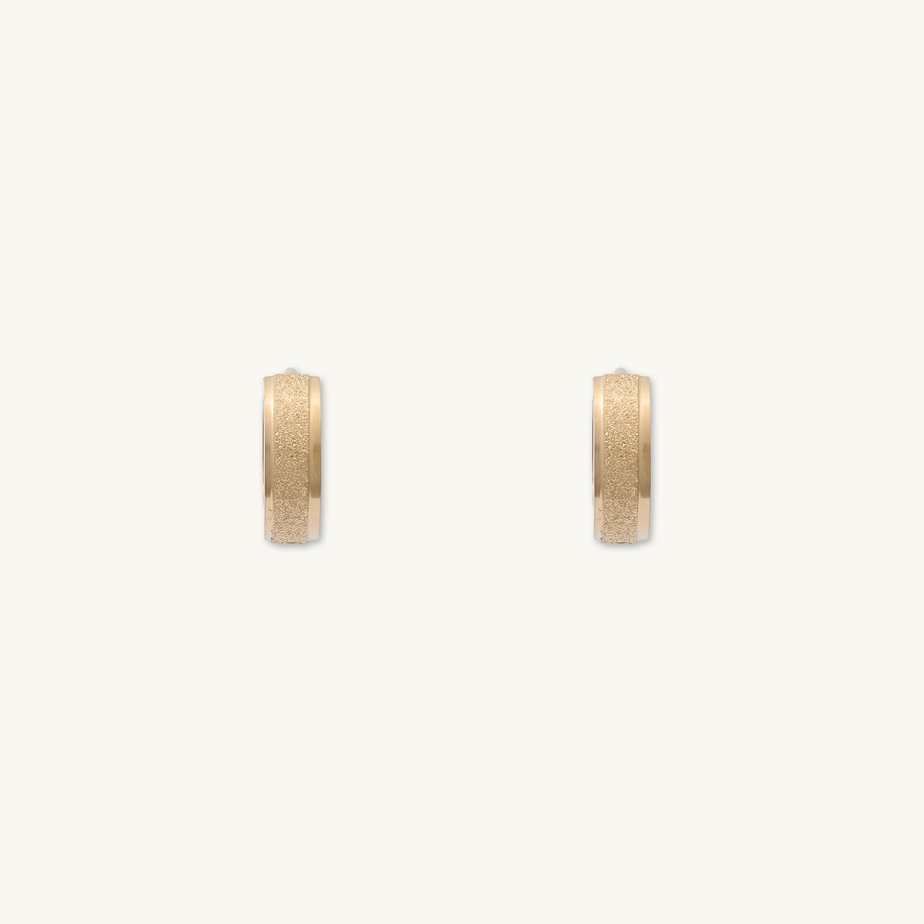 Unisex Matte Hoop Earrings