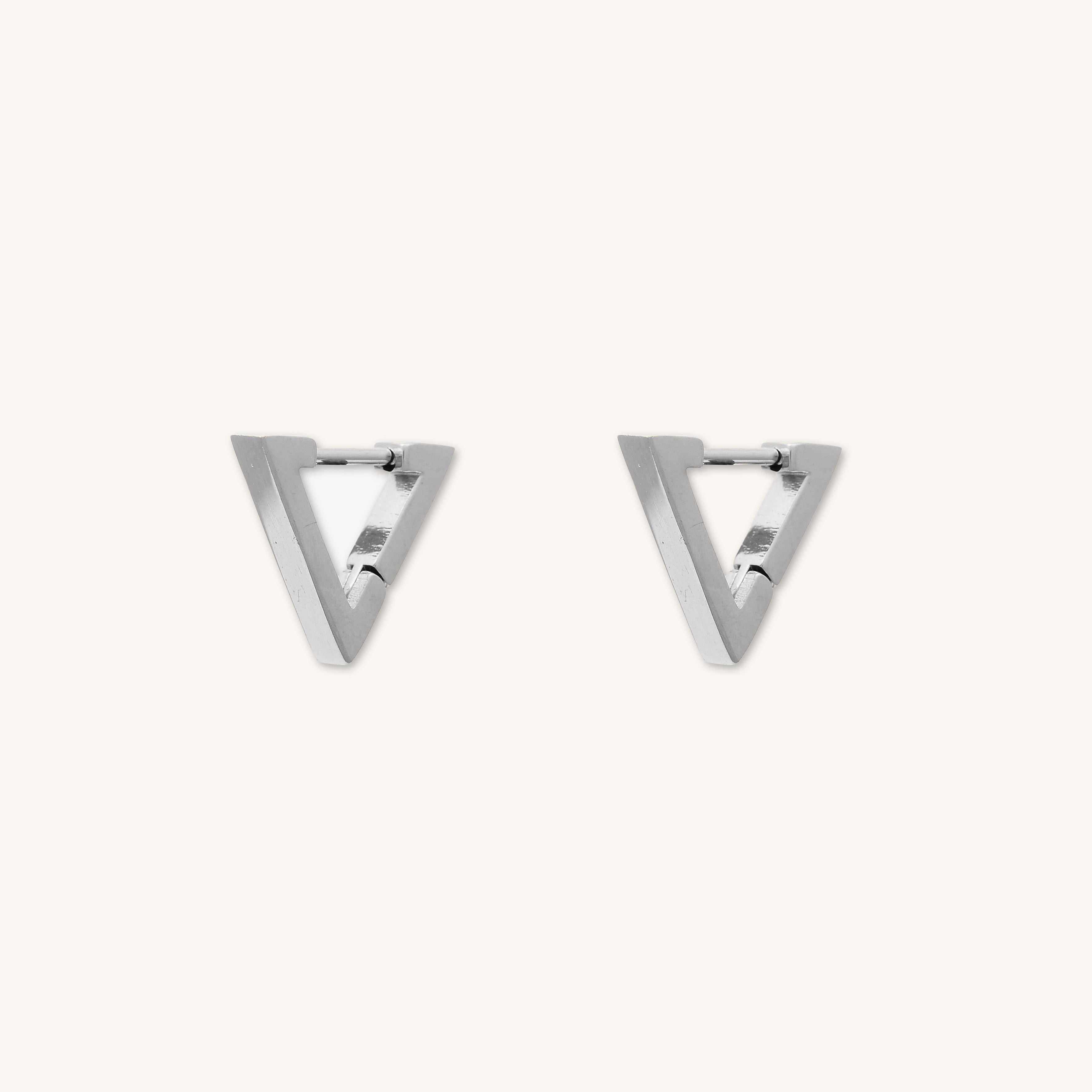 Unisex Triangle Hoop Earrings