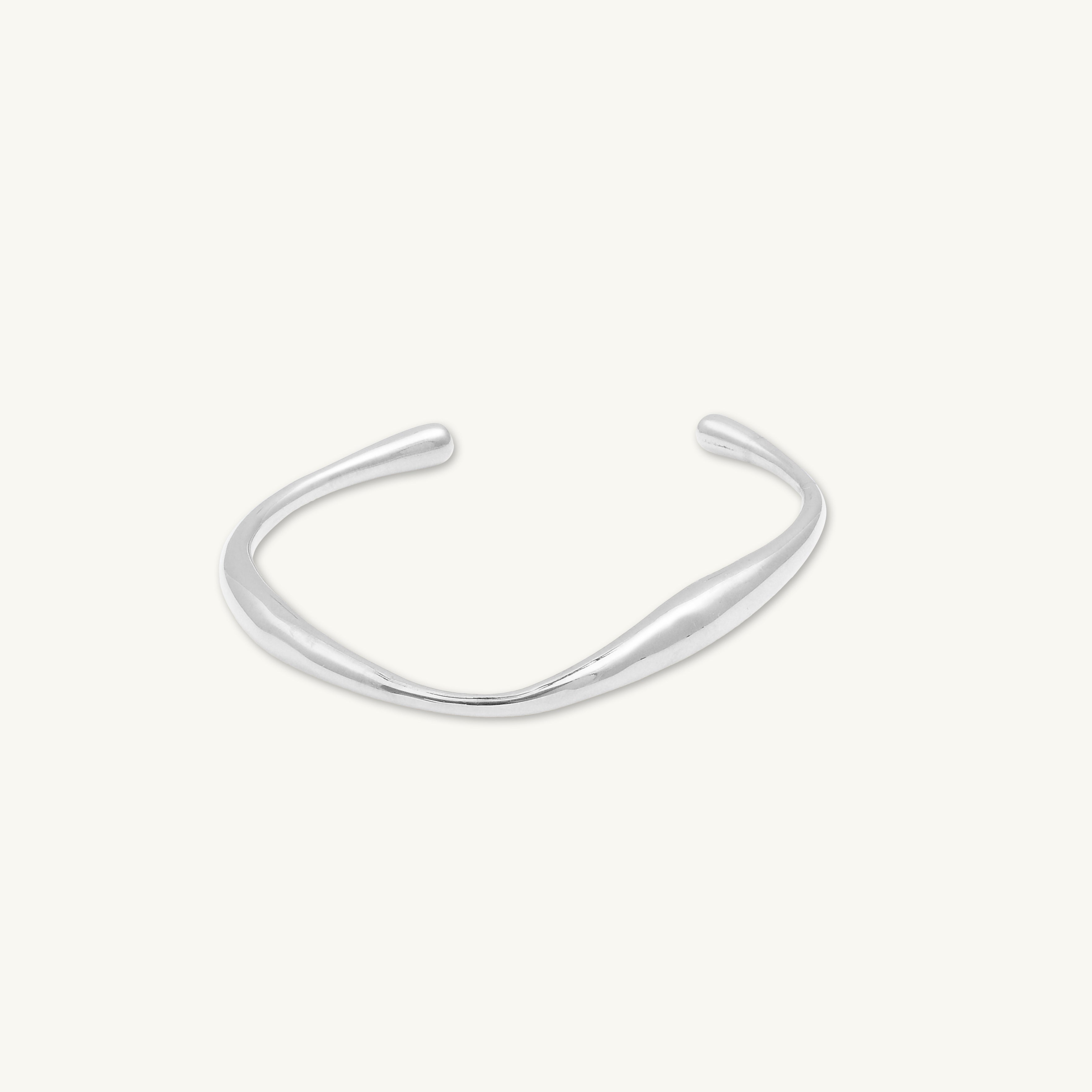 Swirl Open Cuff Bangle