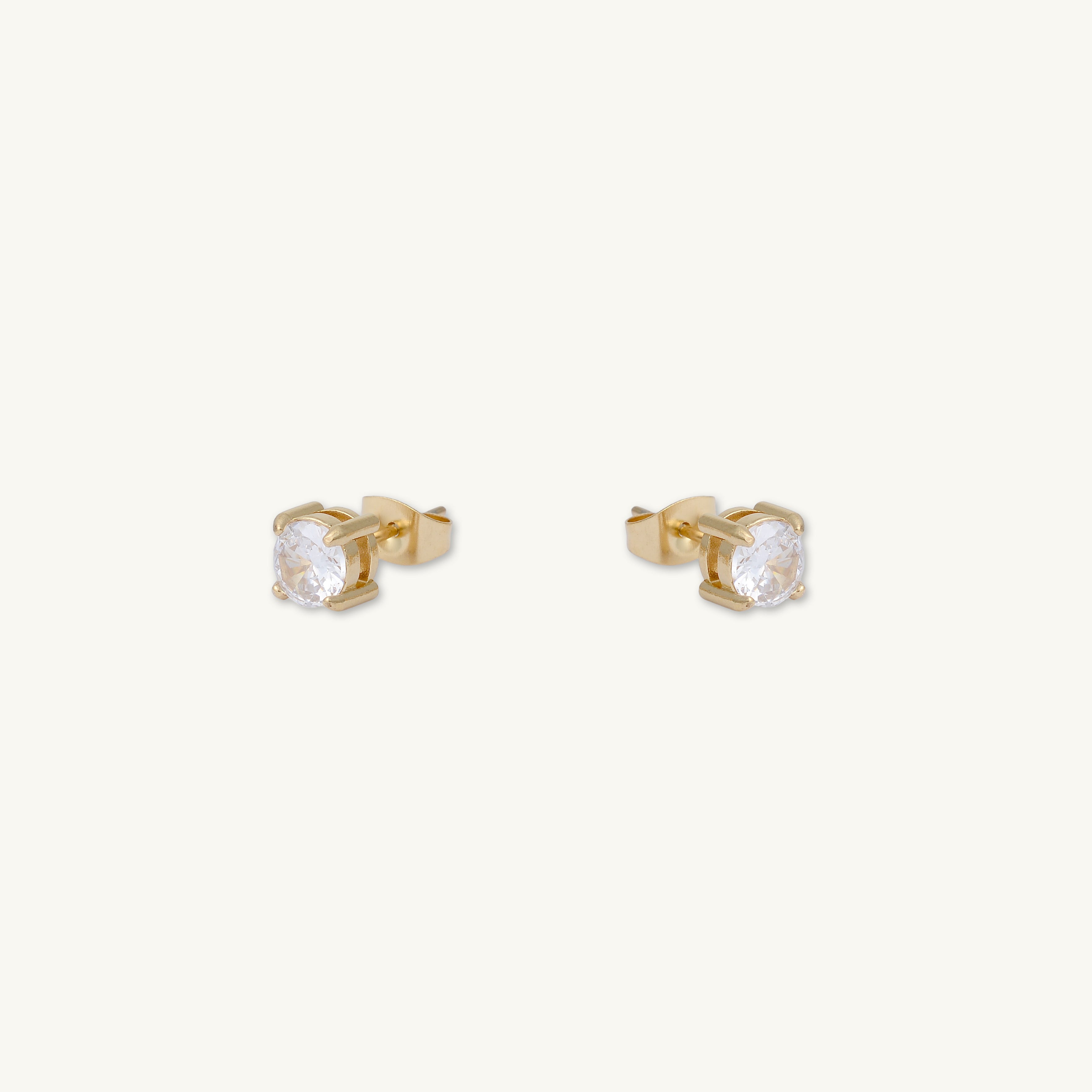 Unisex Classic Sapphire Stud Earrings