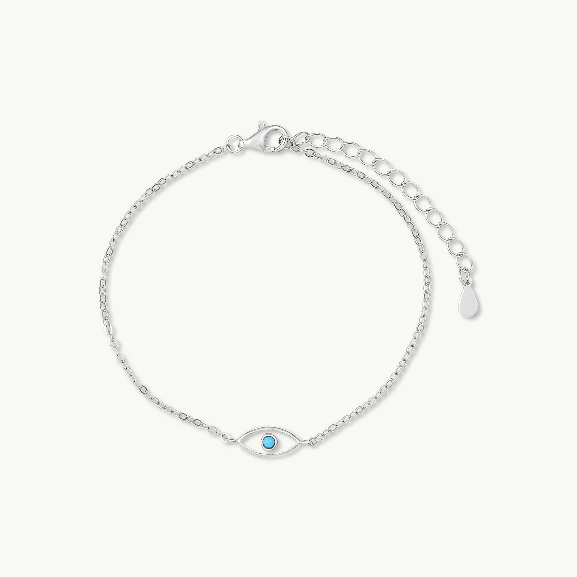 Evil Eye Mother Of Pearl Bracelet