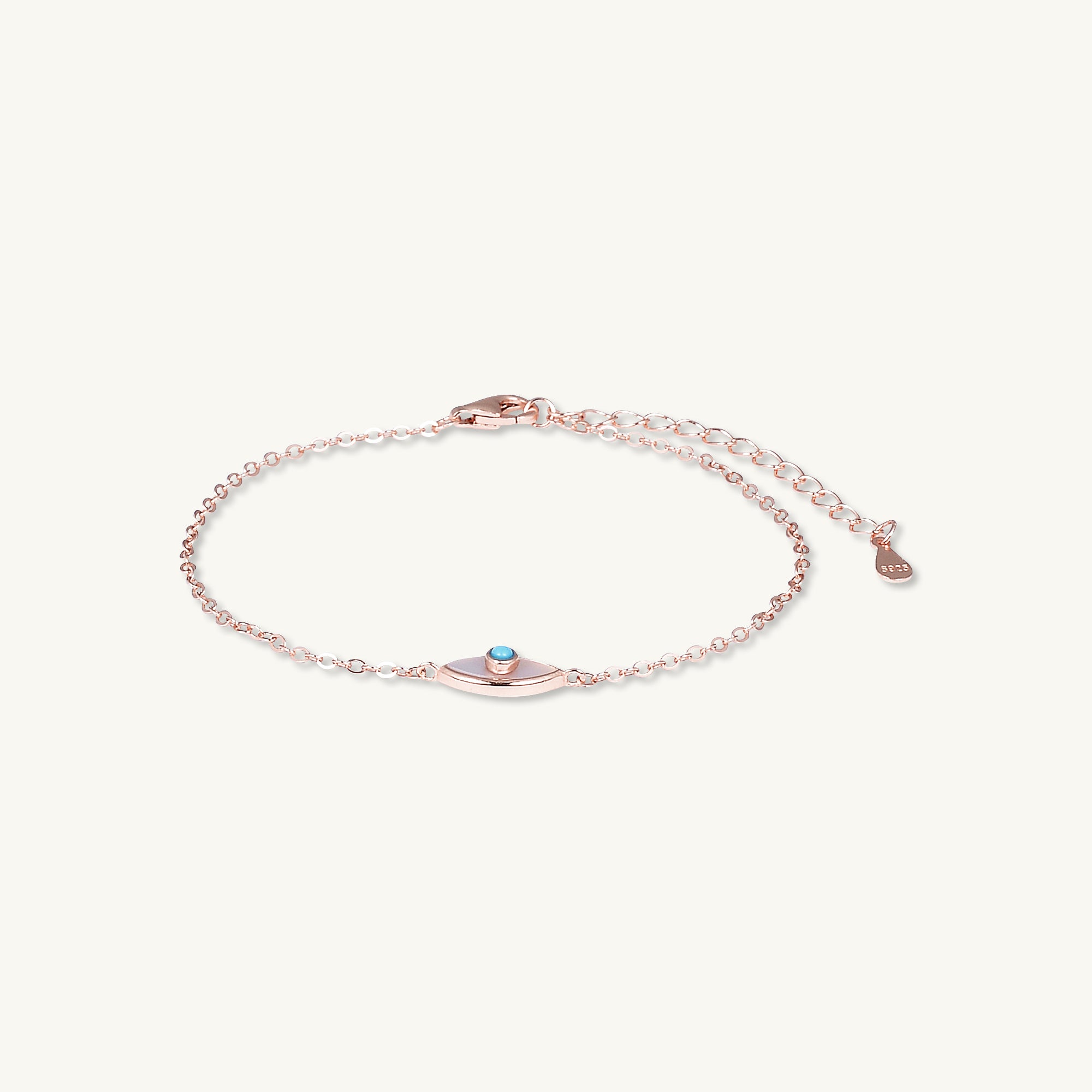 Evil Eye Mother Of Pearl Bracelet