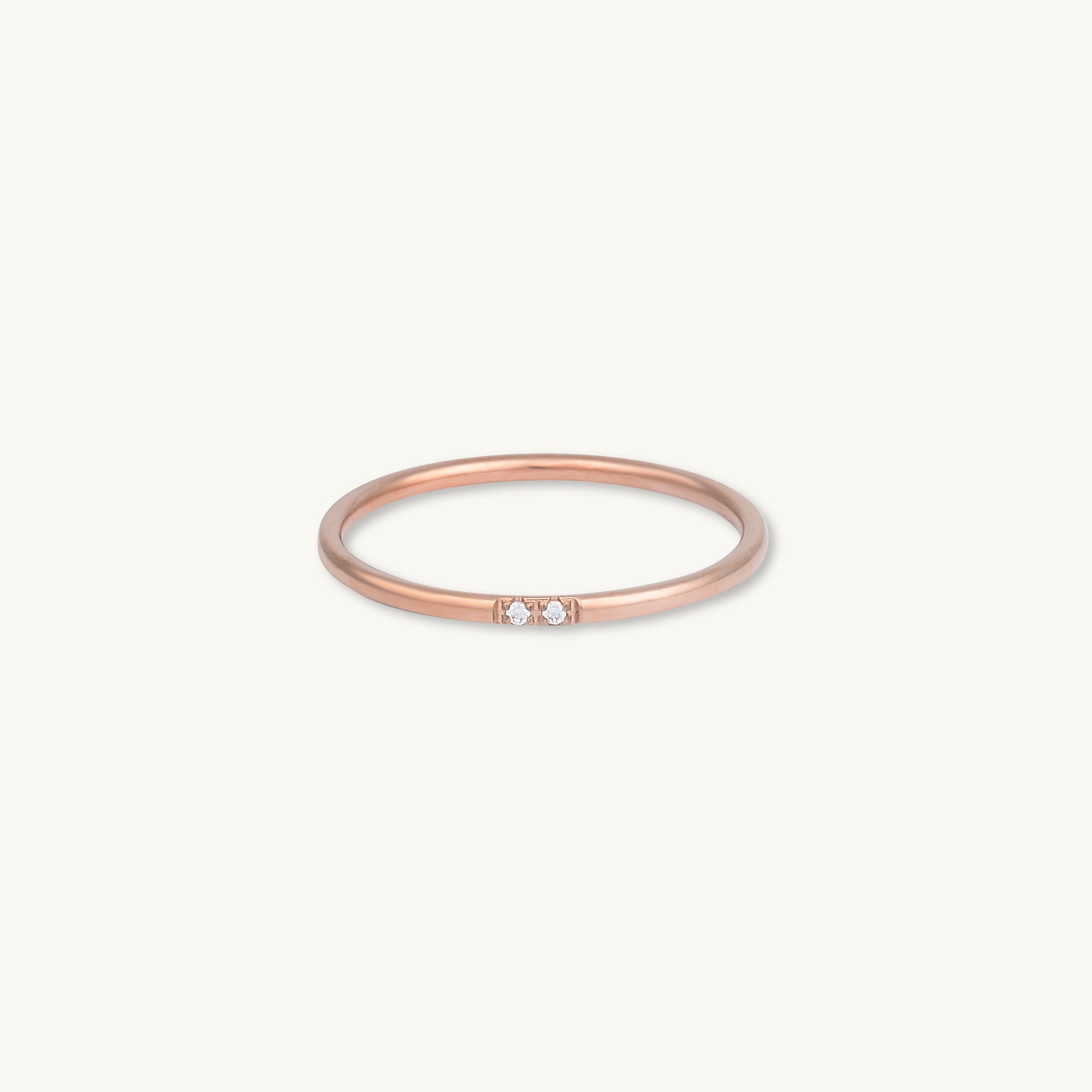 Duo Sapphire Stacking Ring