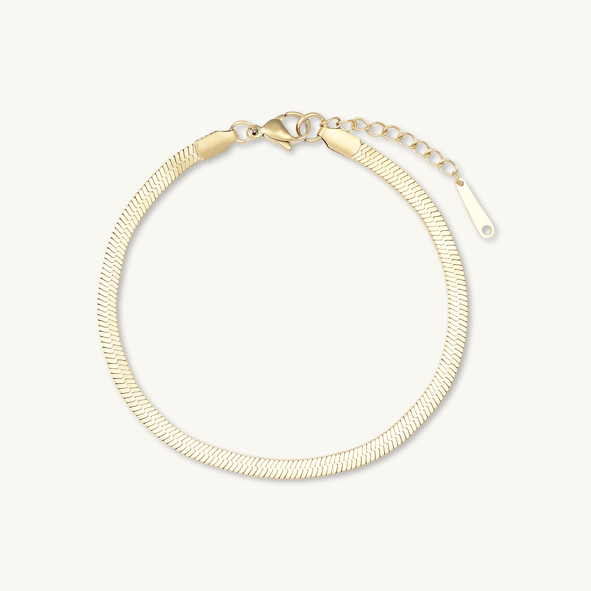 Herringbone Chain Anklet