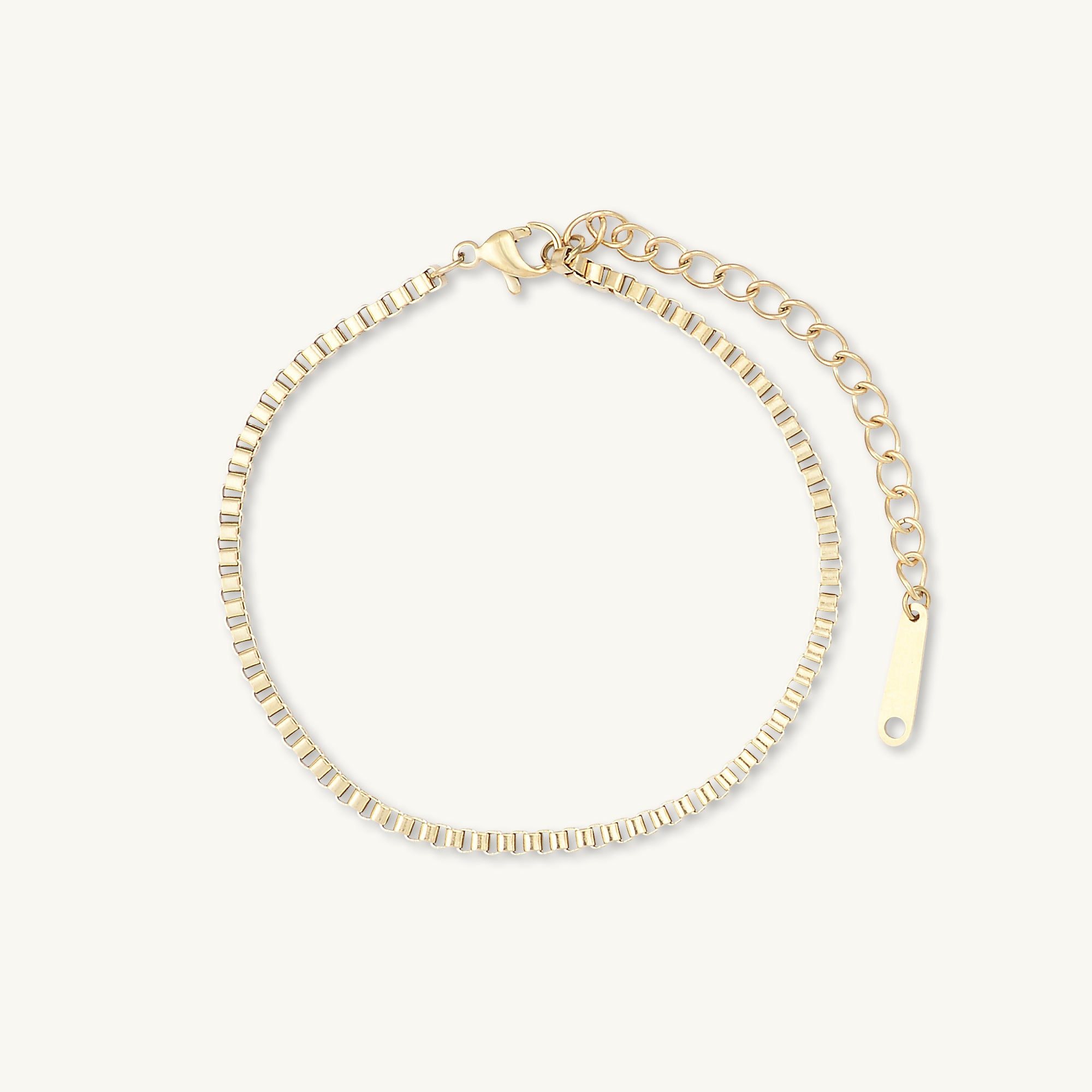 Thick Box Chain Bracelet