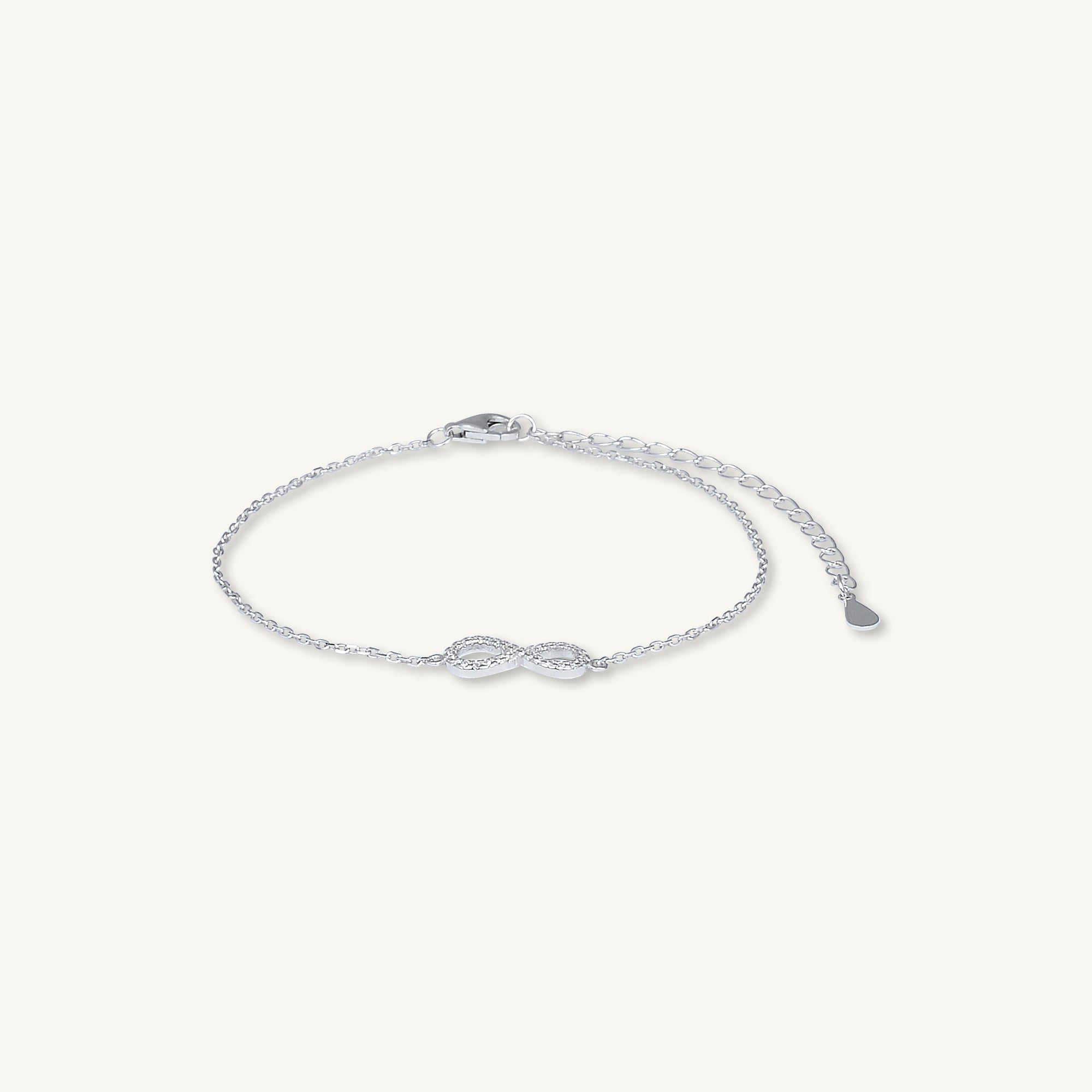 Infinity Sapphire Chain Bracelet