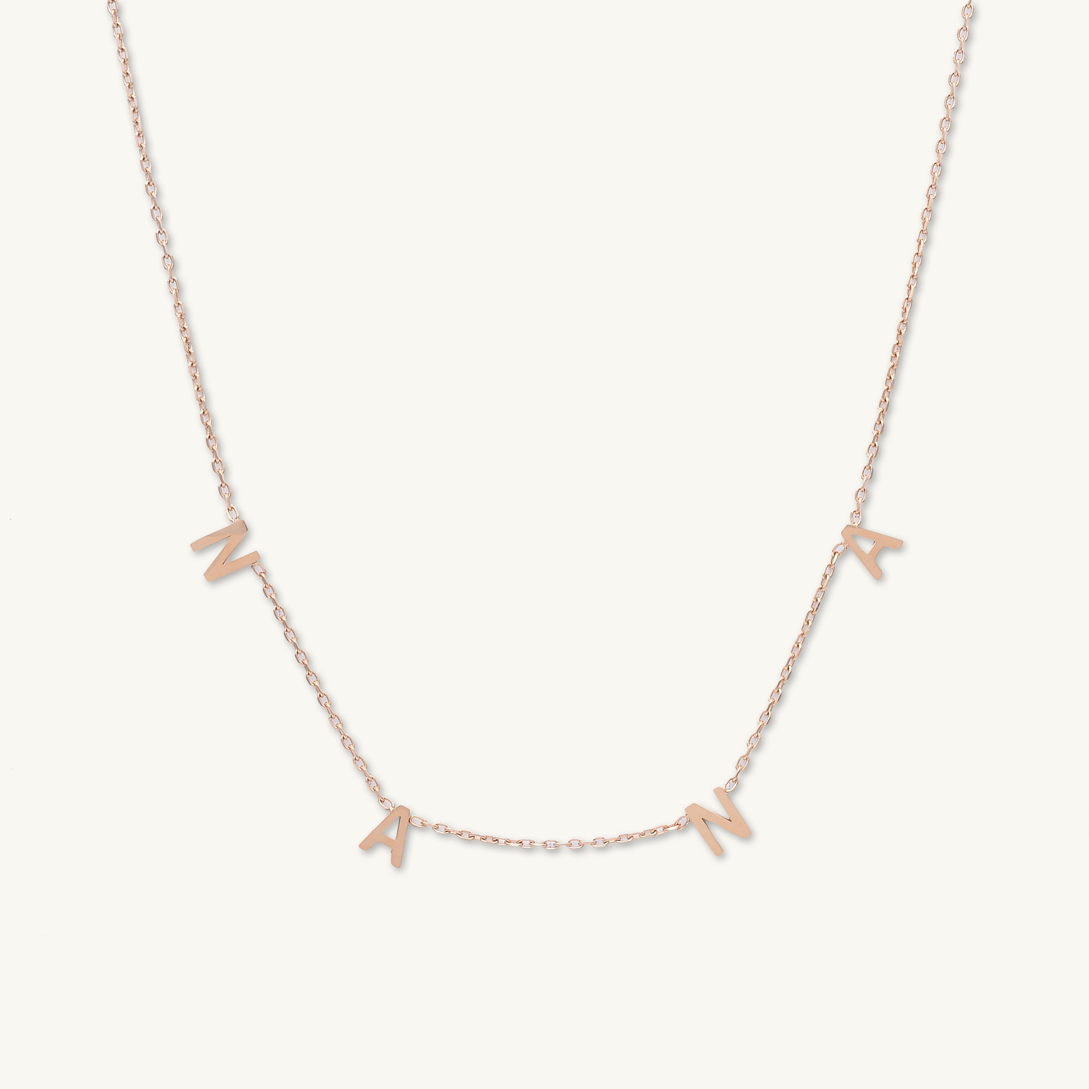 NANA Letter Chain Necklace