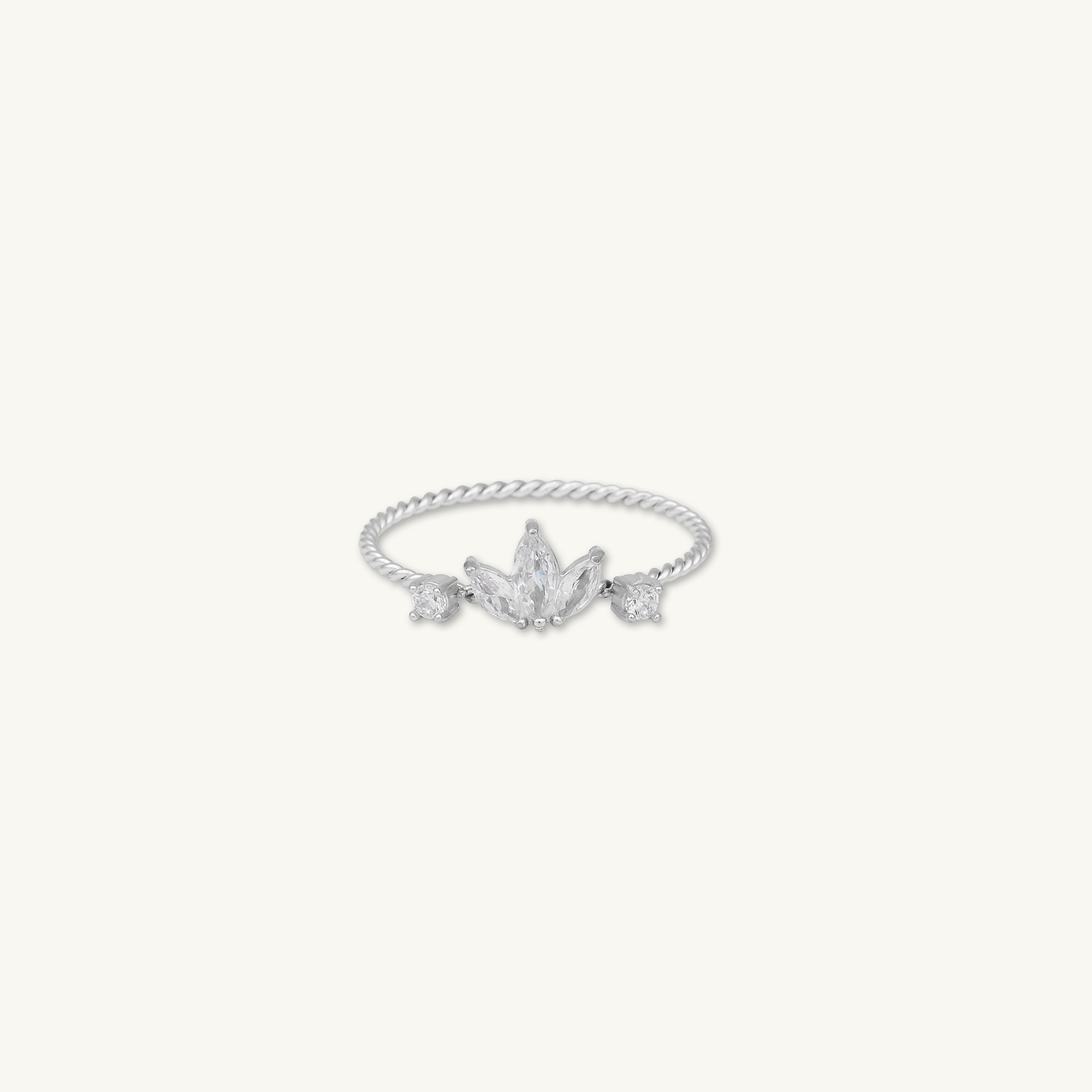 Growth Lotus Twist Ring