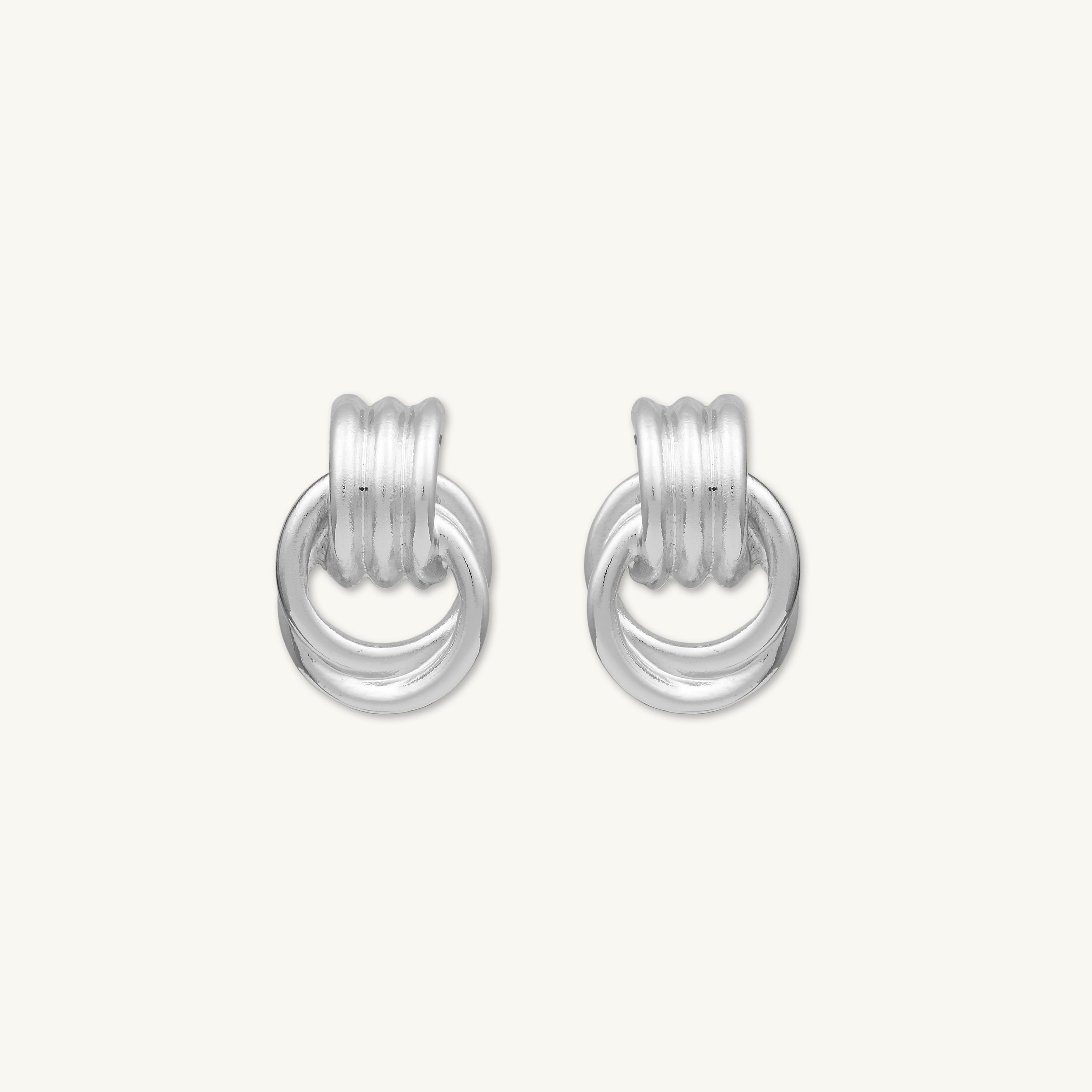 Nadia Loop Statement Stud Earrings