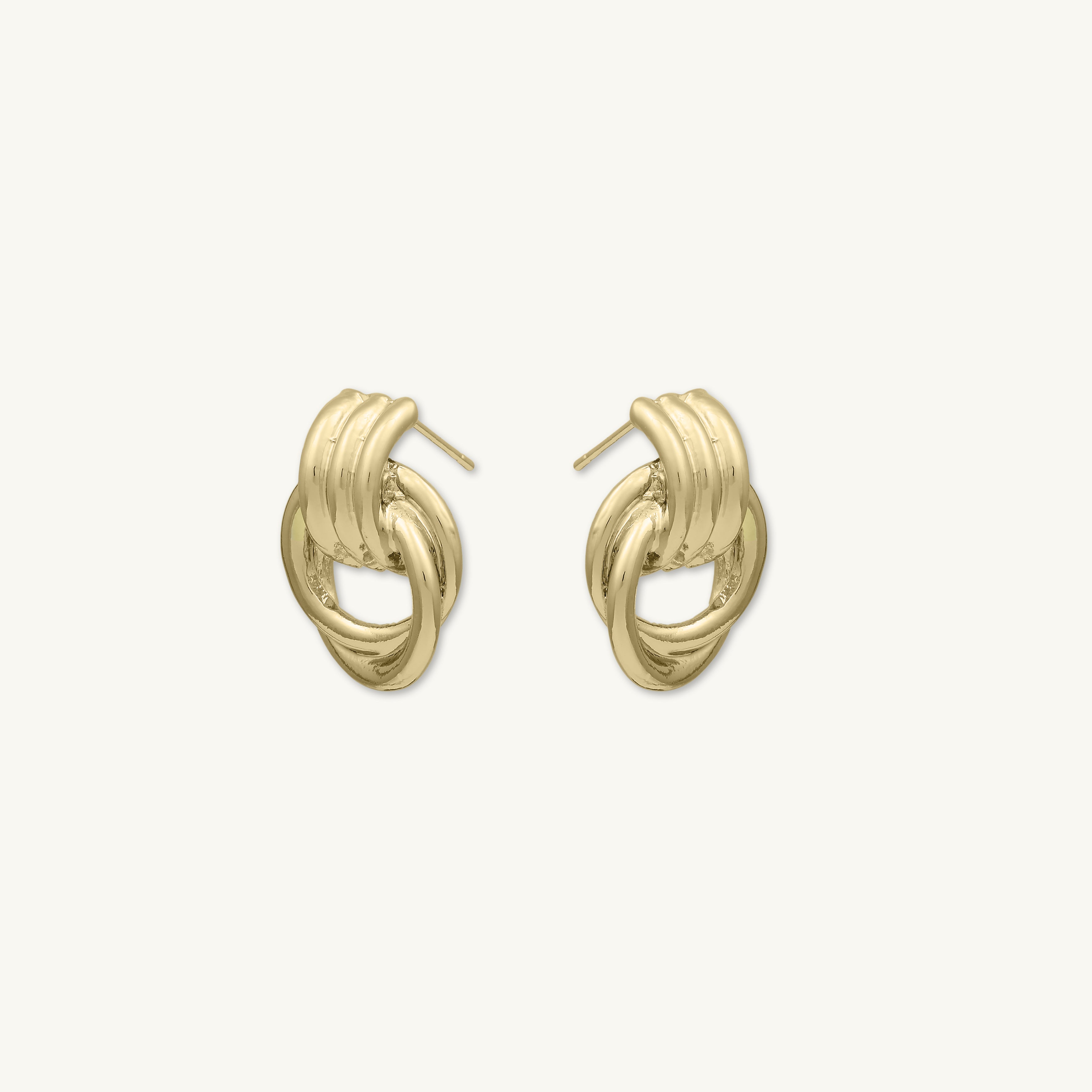 Nadia Loop Statement Stud Earrings