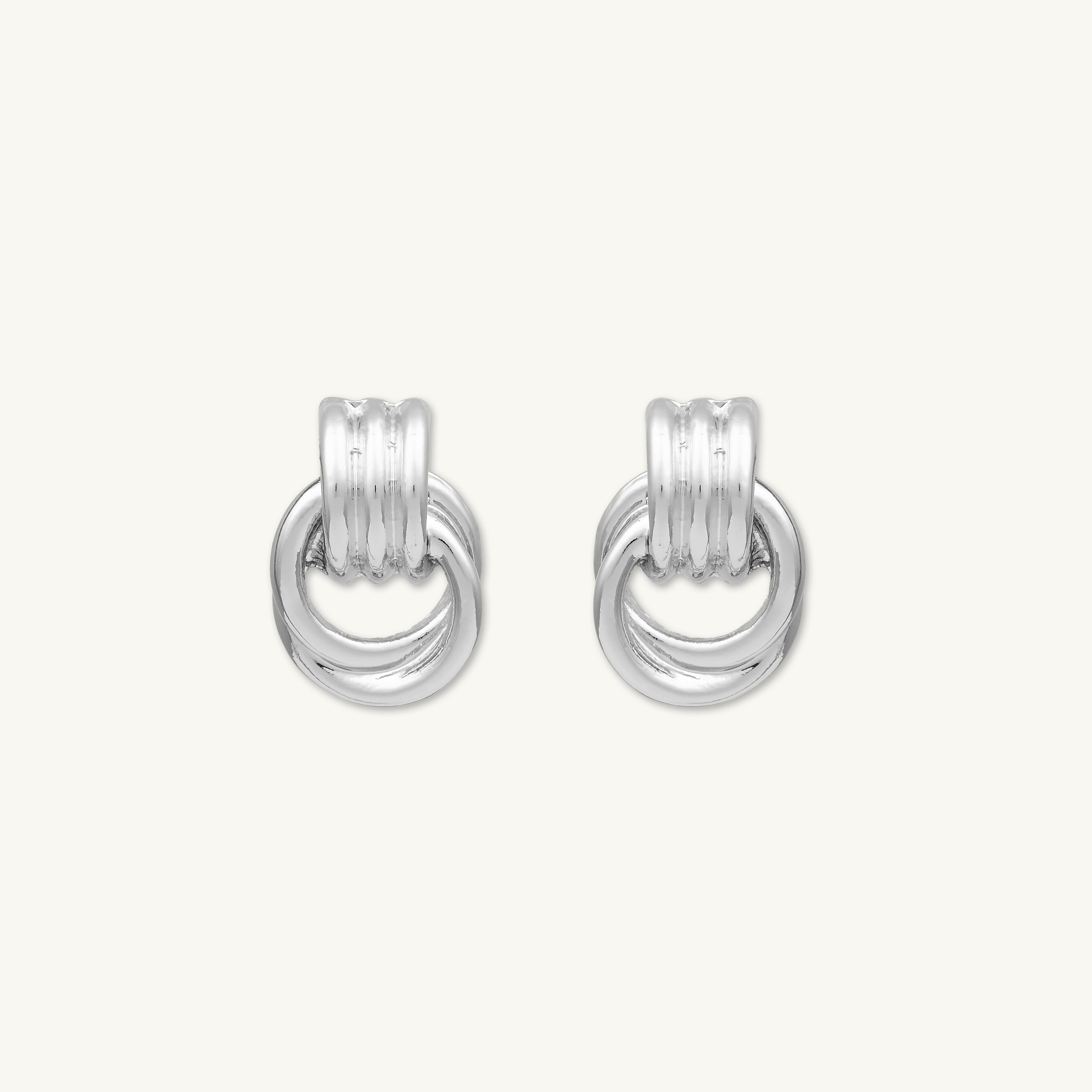 Nadia Loop Statement Stud Earrings