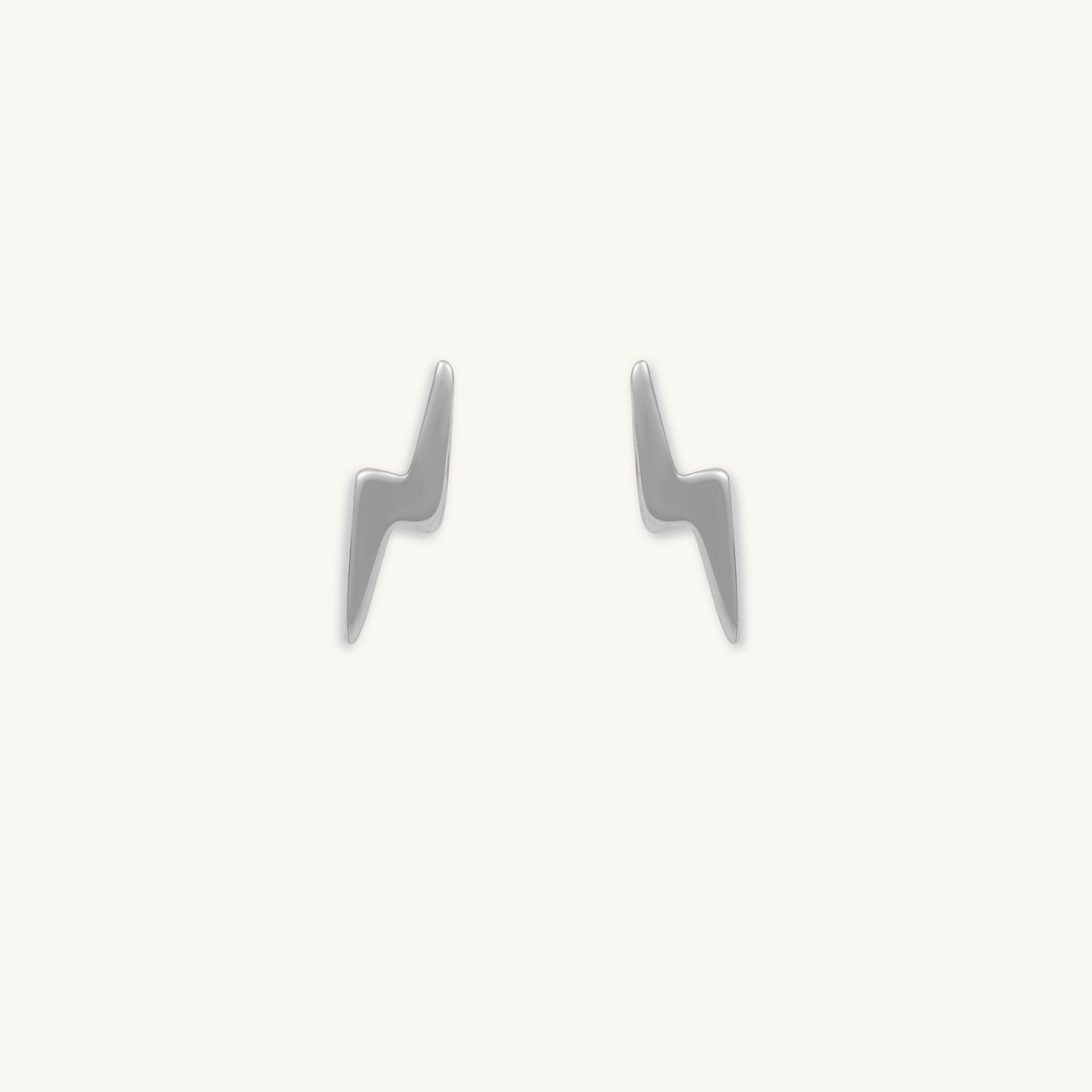 Lightning Bolt Stud Earrings