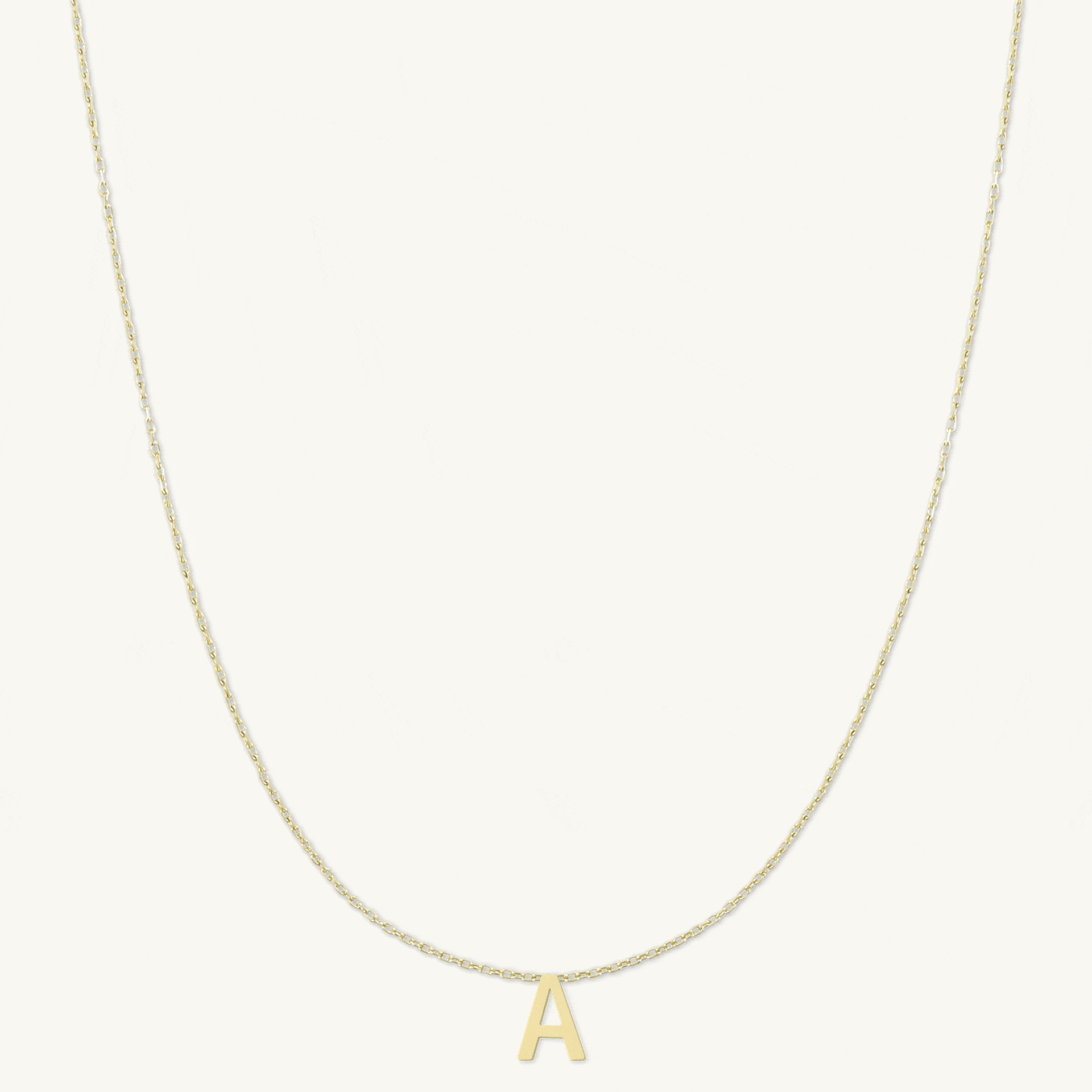 The Original Initial Letter Necklace