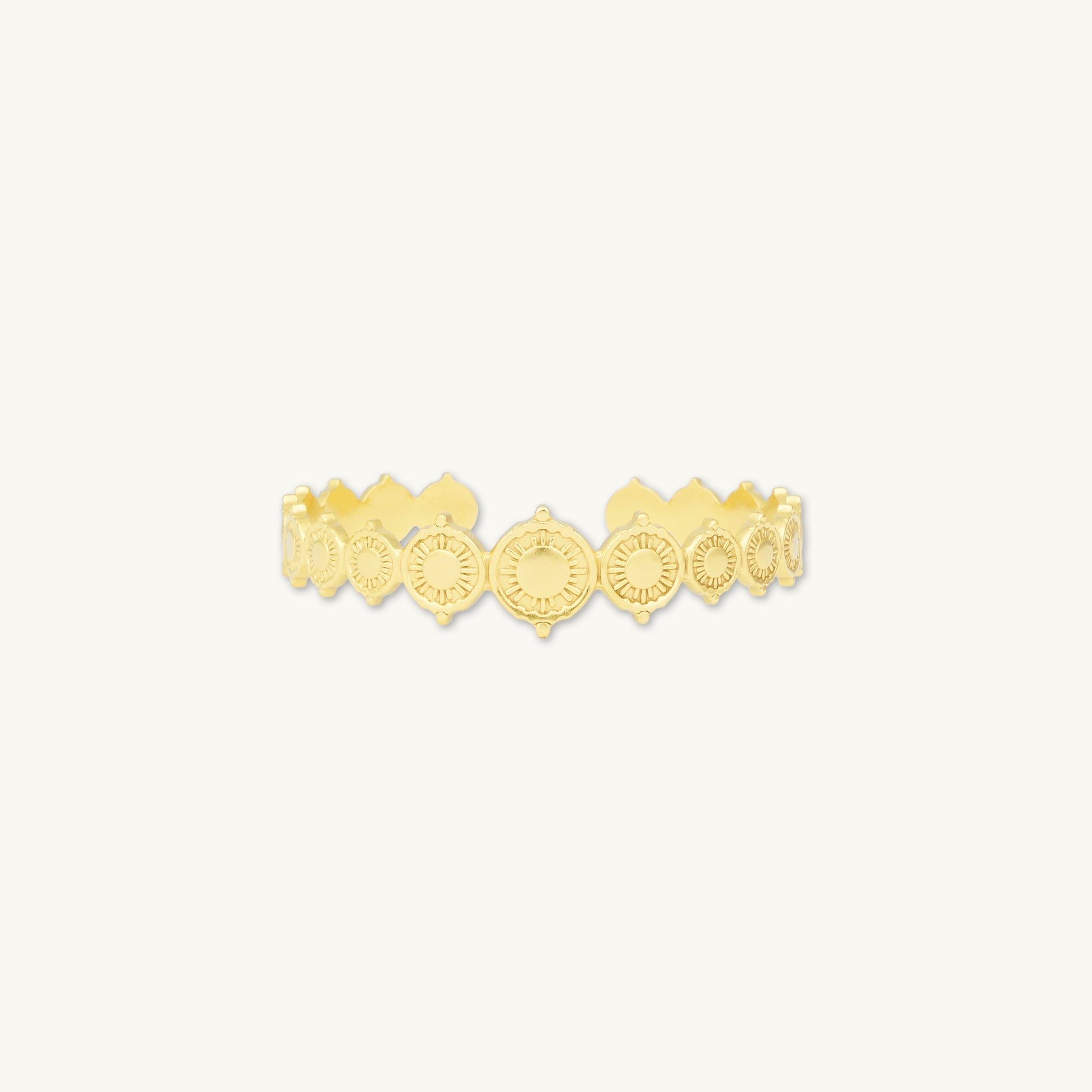 Bohemian Sun Open Cuff Bangle - Camile & Stone