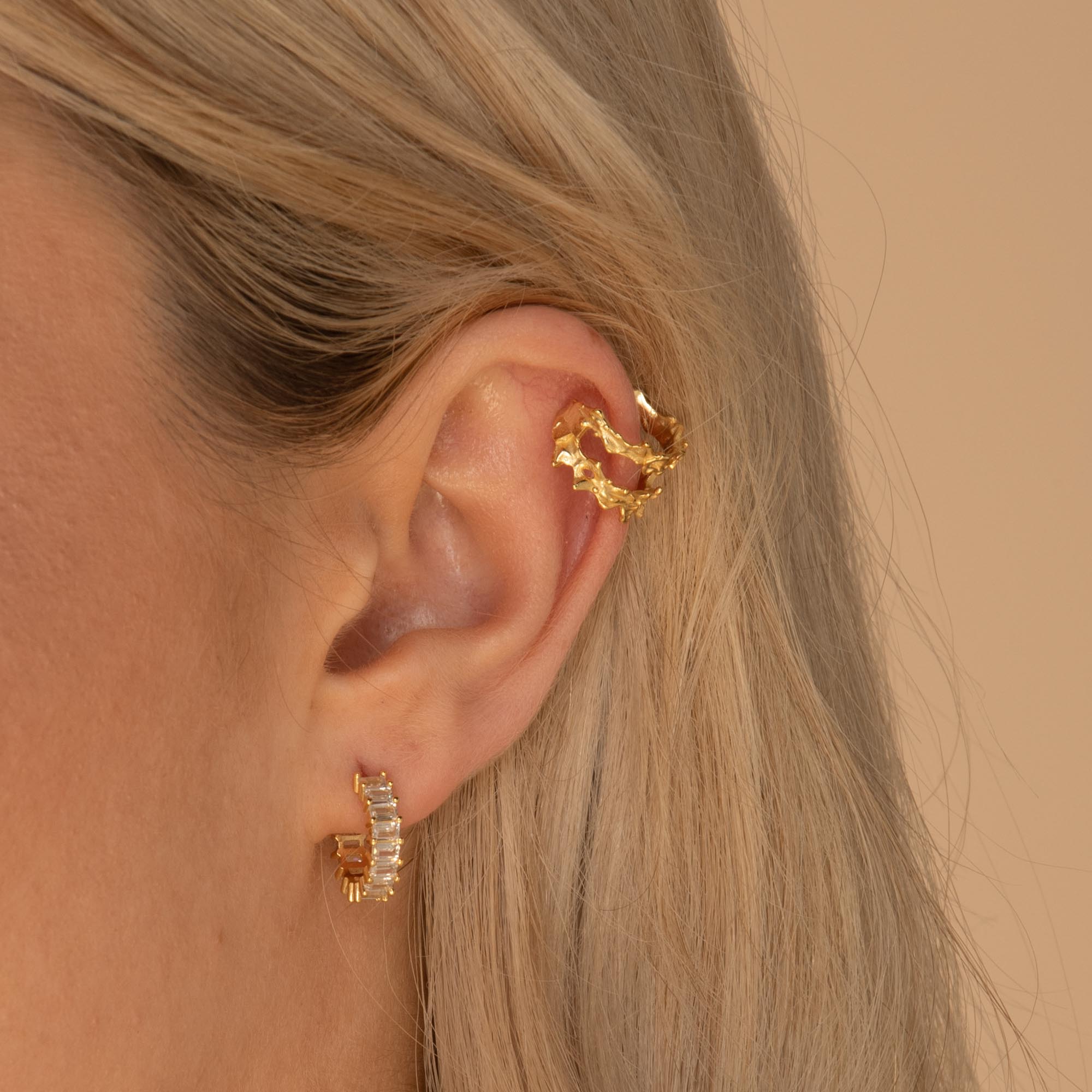 Molten Single Cuff Earring