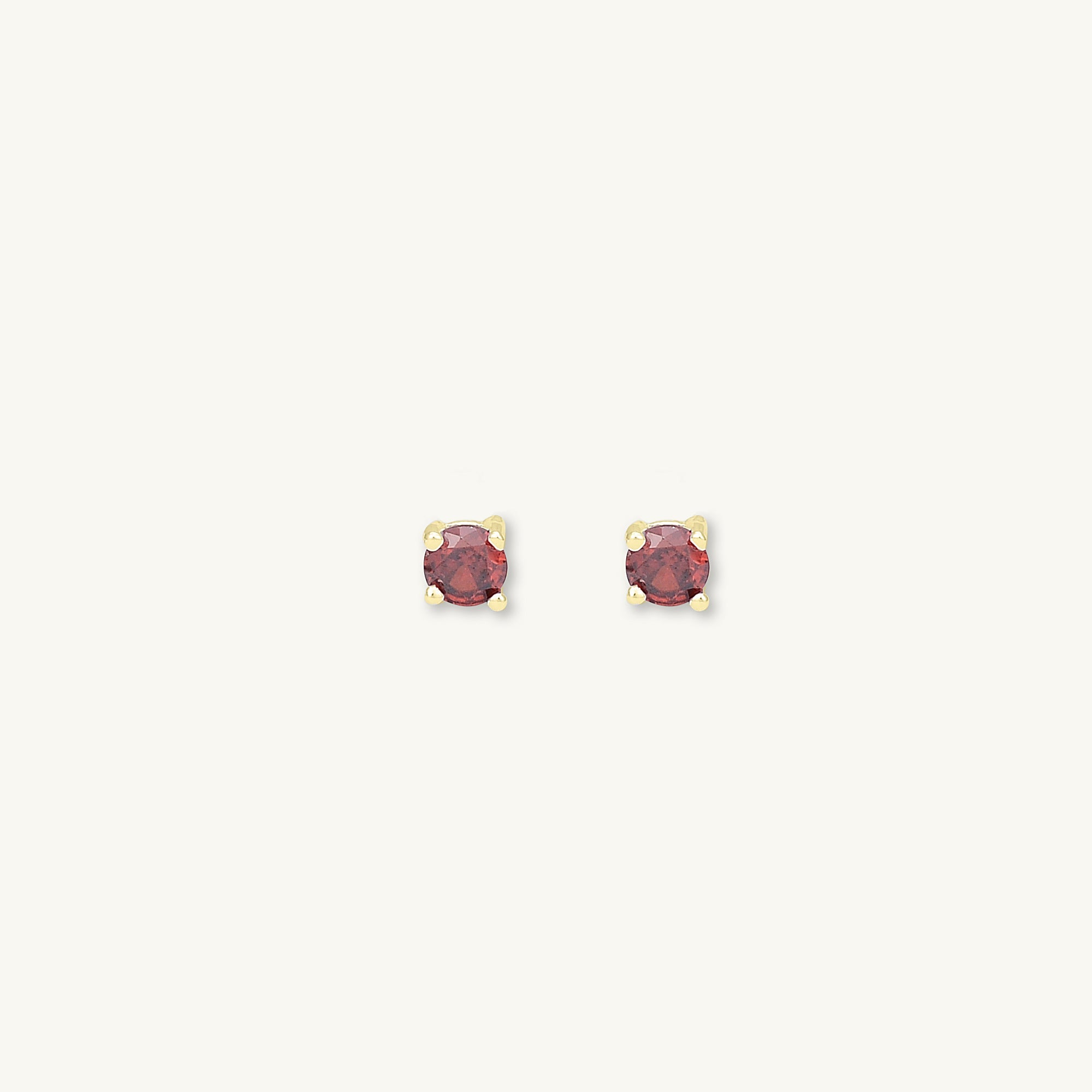 Classic Birthstone Earrings January - Camile & Stone