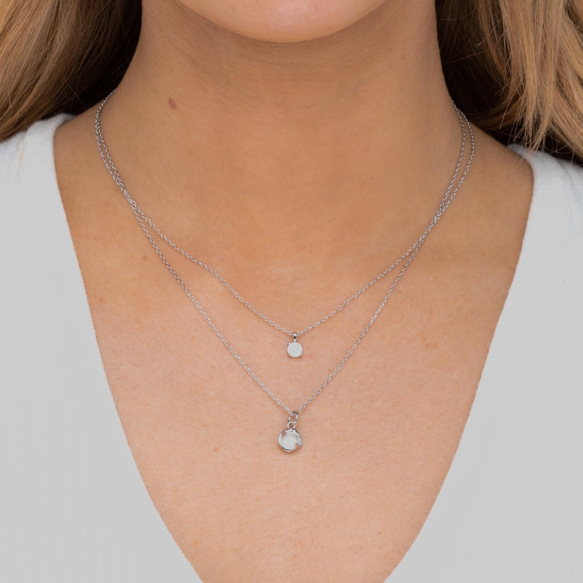 Classic Opal Pendant Necklace - Camile & Stone