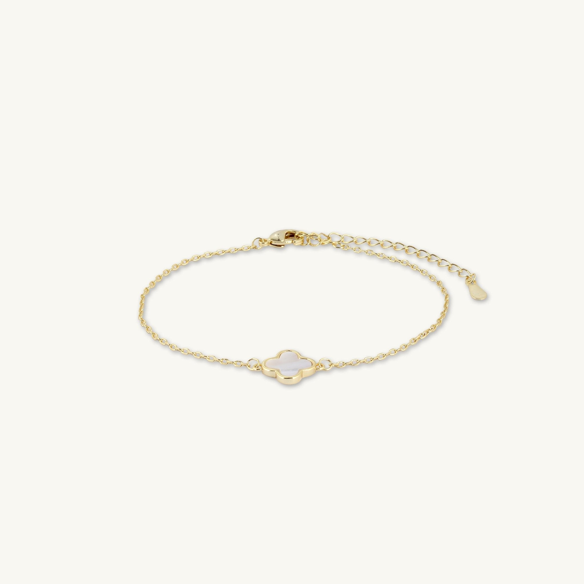 Clover Single MOP Bracelet - Camile & Stone