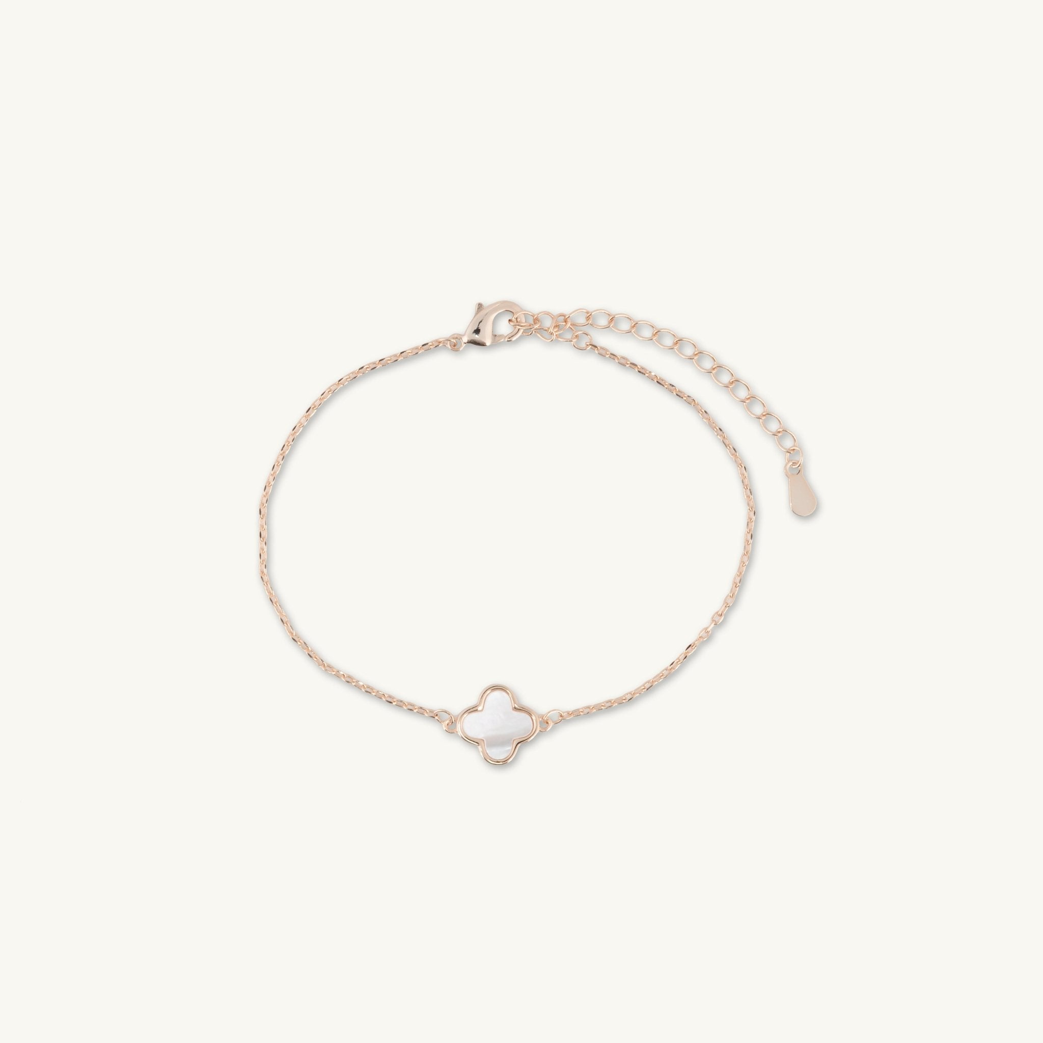 Clover Single MOP Bracelet - Camile & Stone