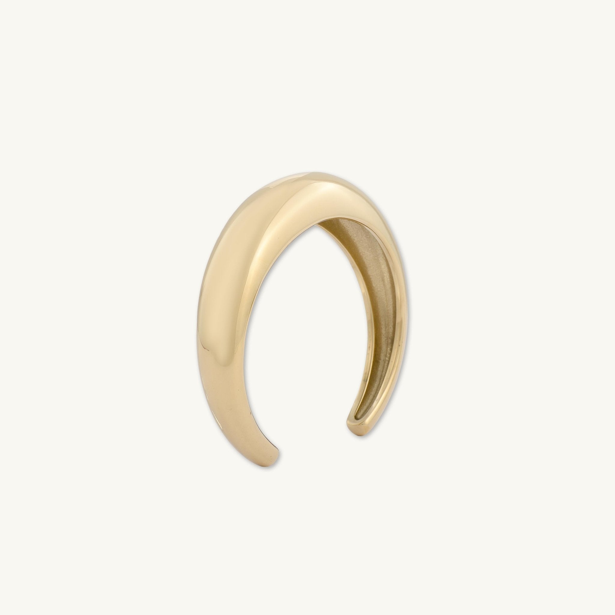 Dome Statement Open Cuff Bangle - Camile & Stone