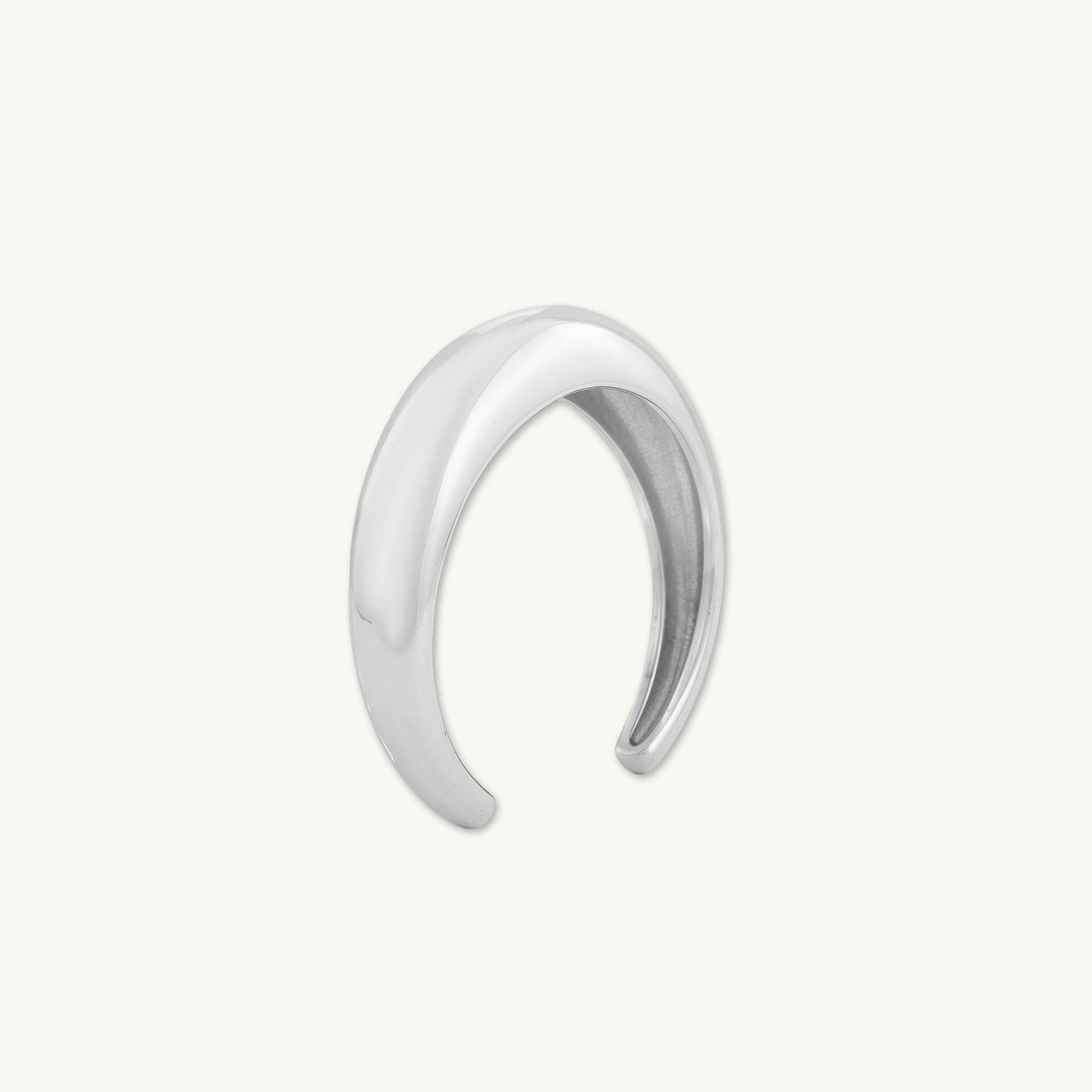 Dome Statement Open Cuff Bangle - Camile & Stone