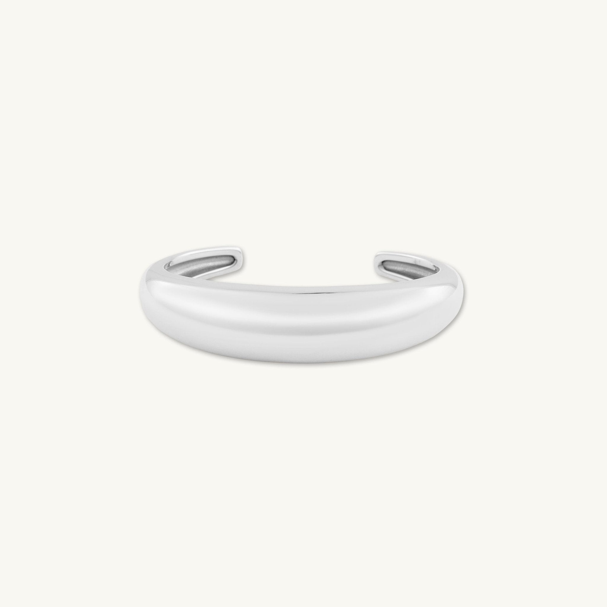 Dome Statement Open Cuff Bangle - Camile & Stone
