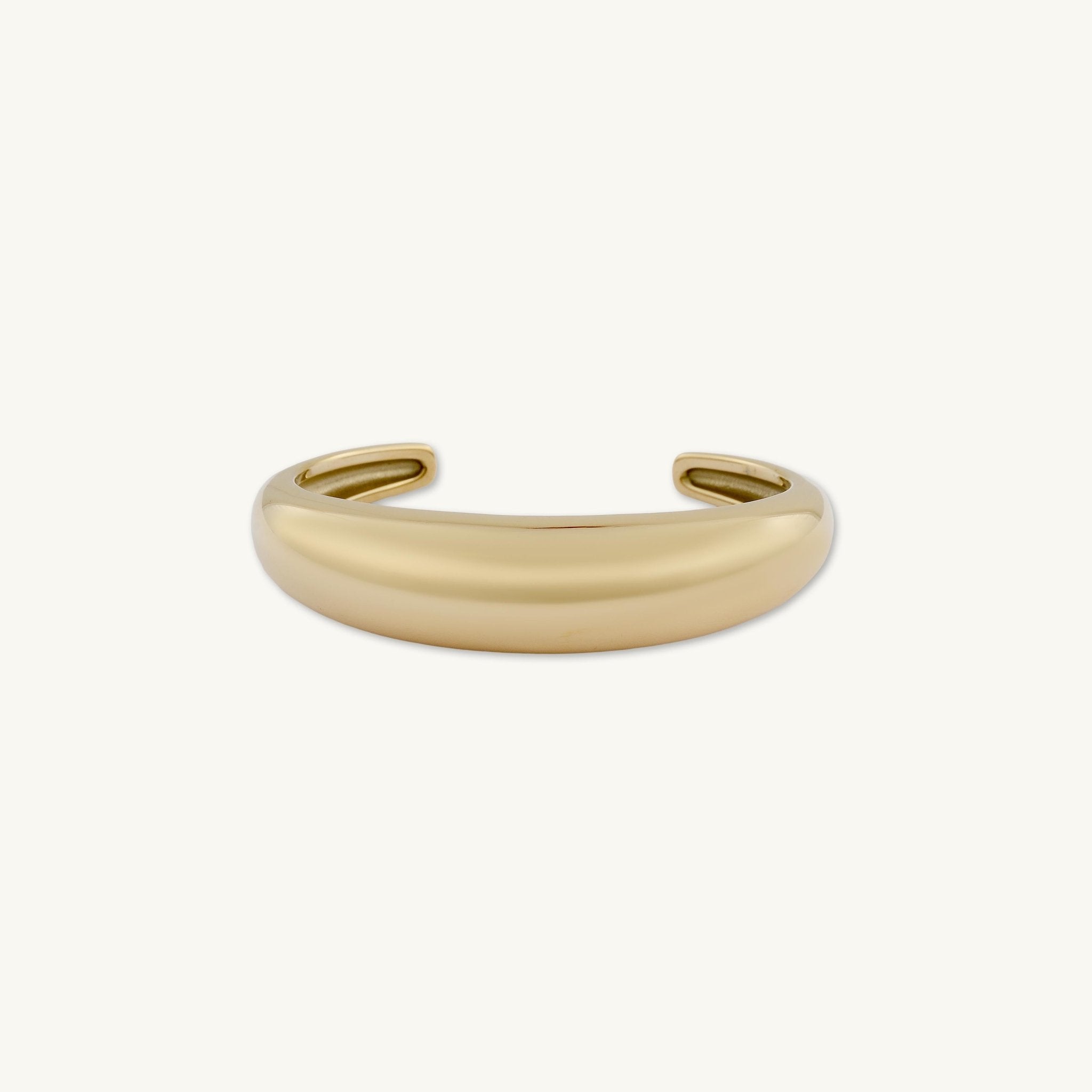 Dome Statement Open Cuff Bangle - Camile & Stone