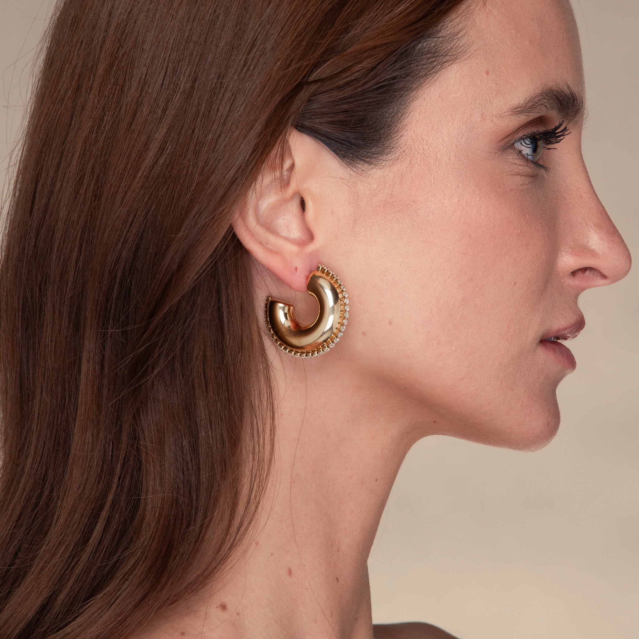 Emery Statement Hoop Earrings