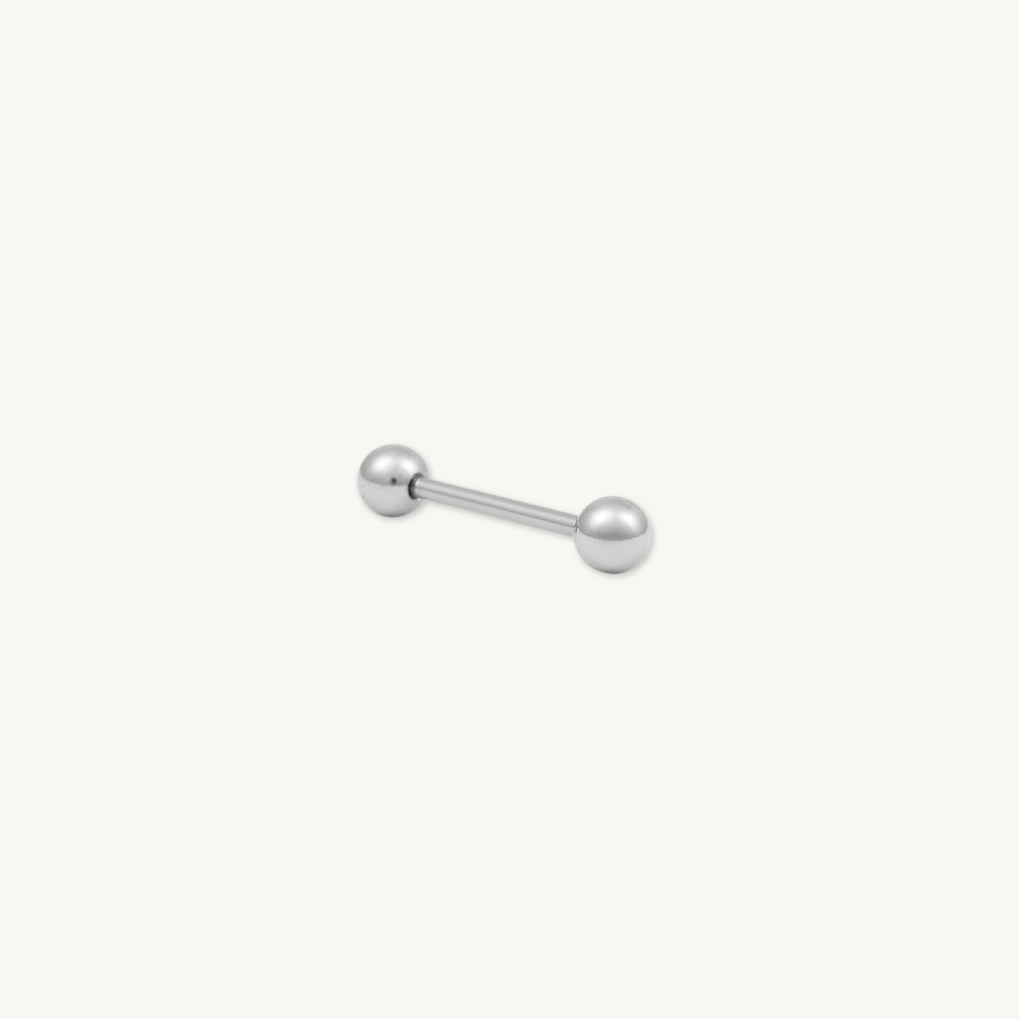 Internally Threaded Titanium Tongue Piercing Barbell - Camile & Stone