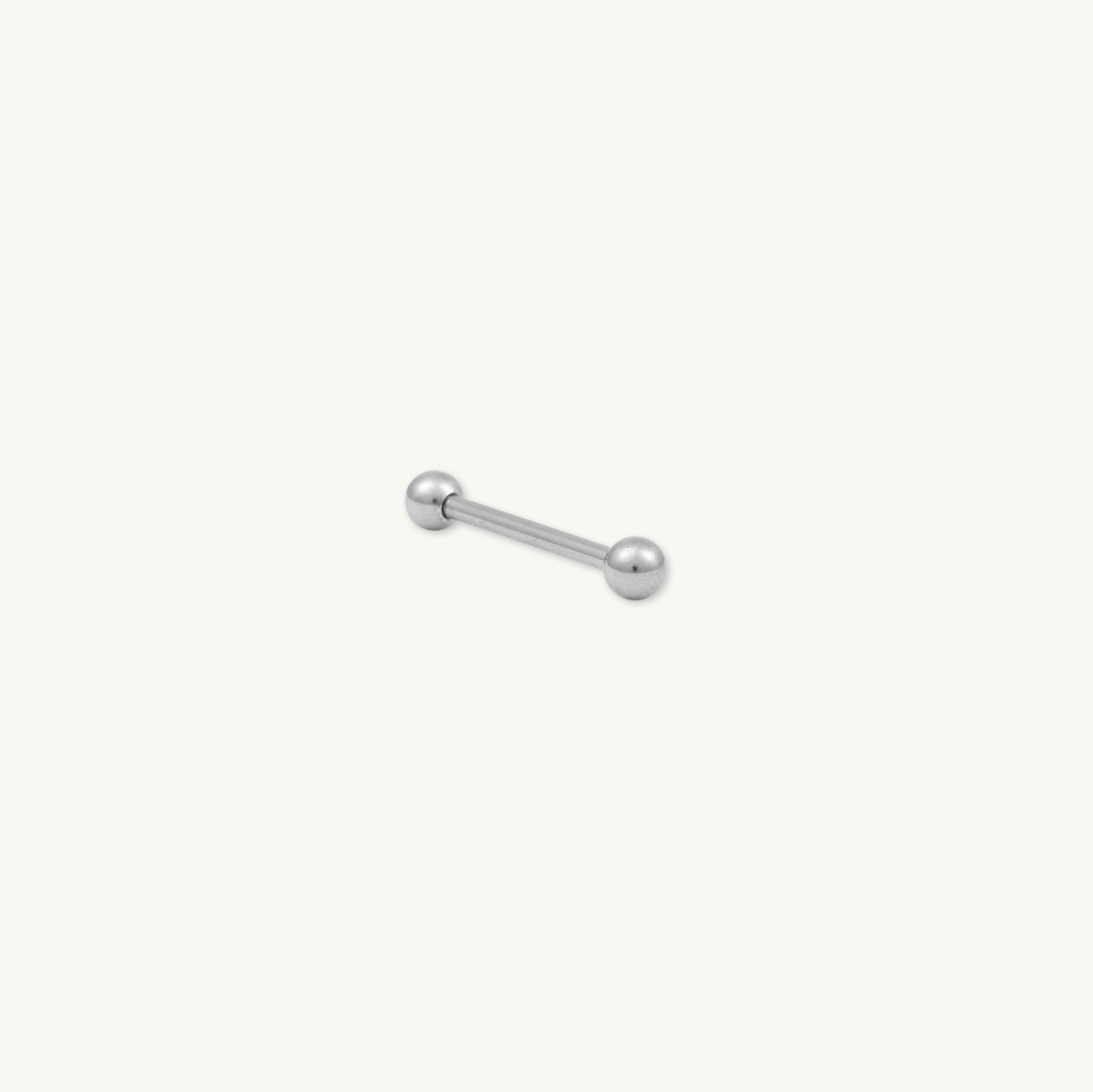 Internally Threaded Titanium Tongue Piercing Barbell - Camile & Stone