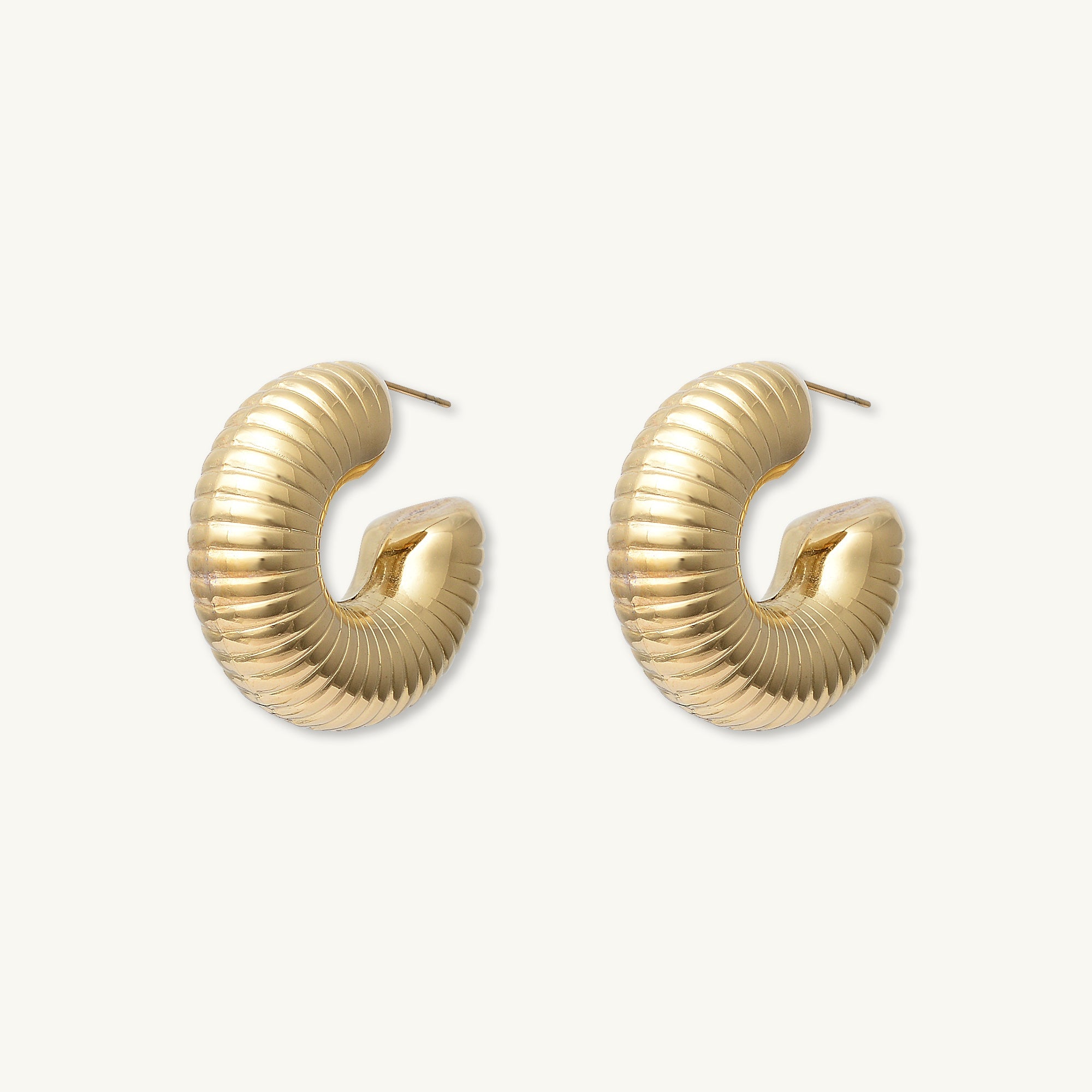 Leila Statement Tube Earrings - Camile & Stone